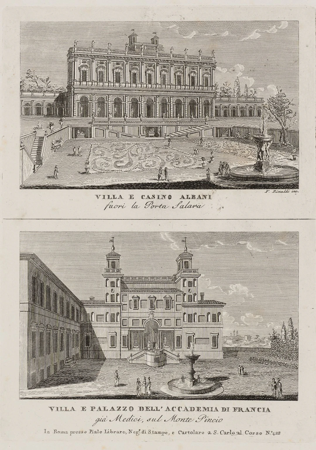 F. RINALDI (19th century) after an unknown artist (19th century)