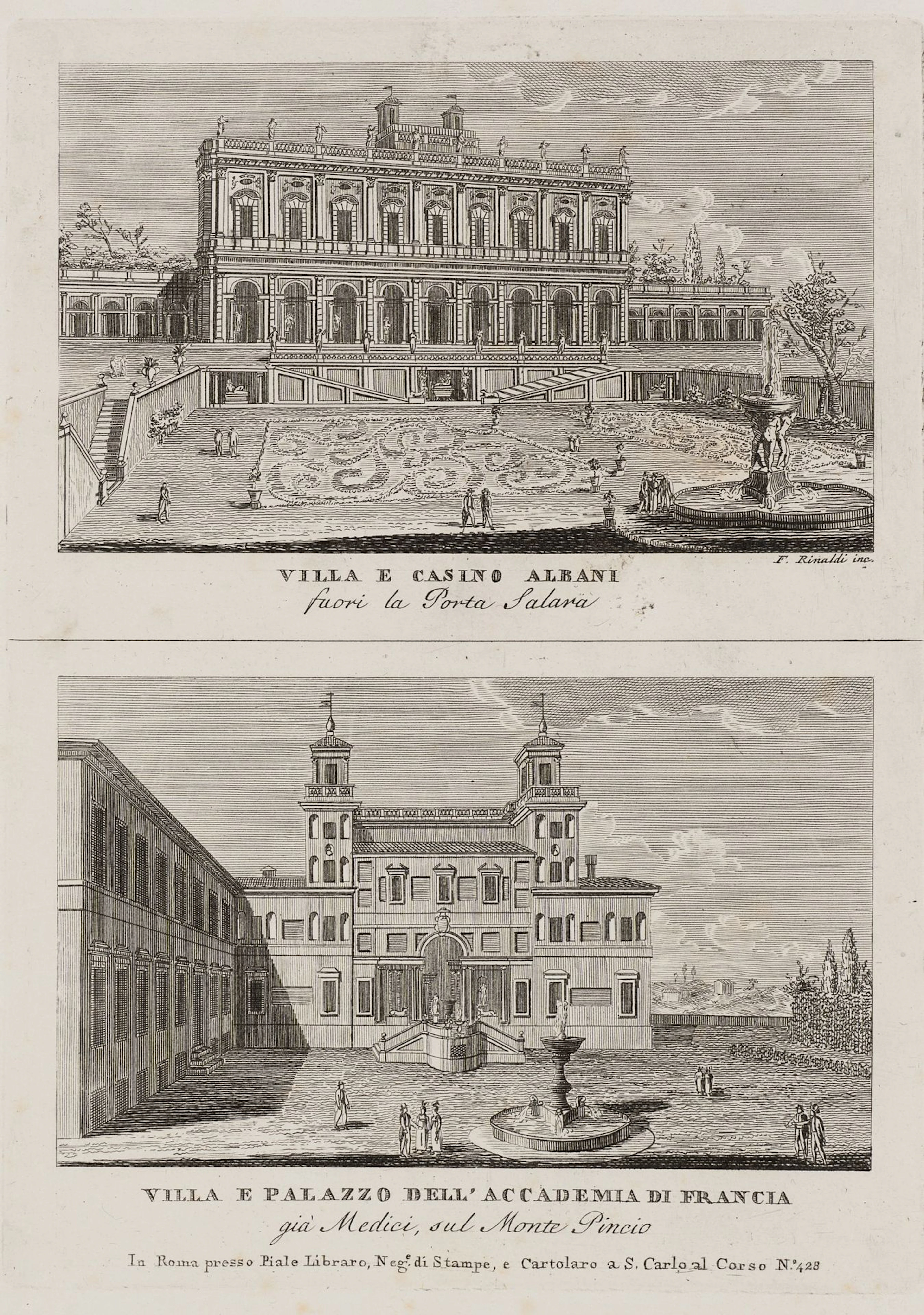F. RINALDI (19th century) after an unknown artist (19th century)