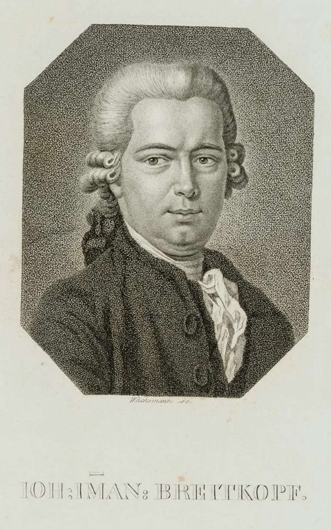 F. FLEISCHMANN (*1791), Portrait of Leopold Goekingk, Copper engraving