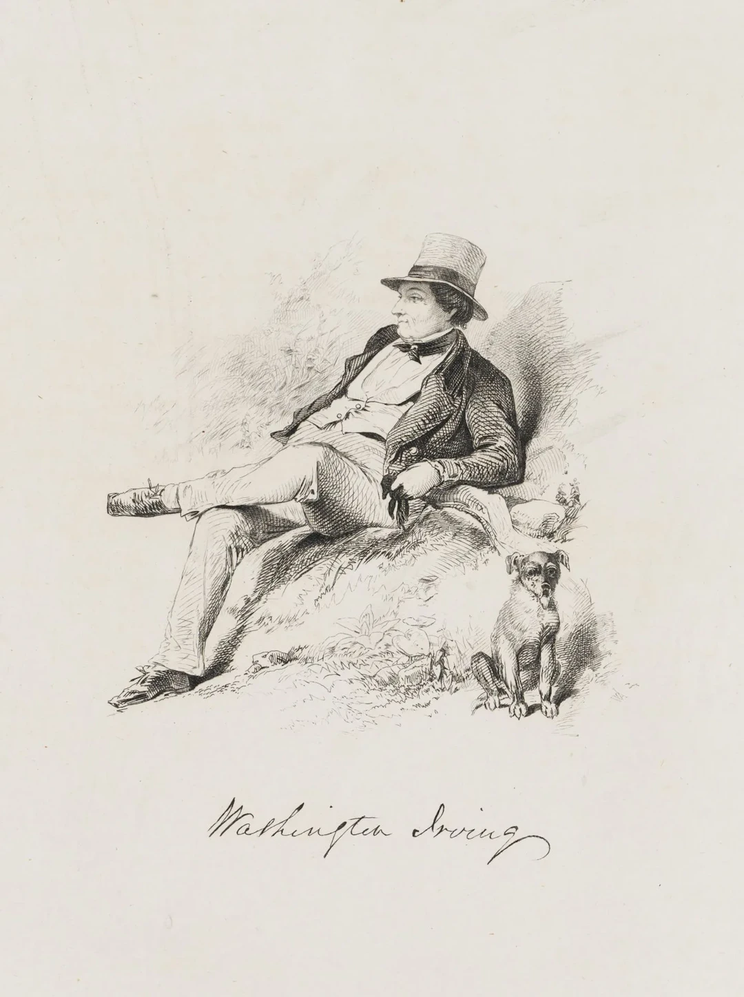 Unknown (19th century), Washington Irving (1783–1859), circa 1850