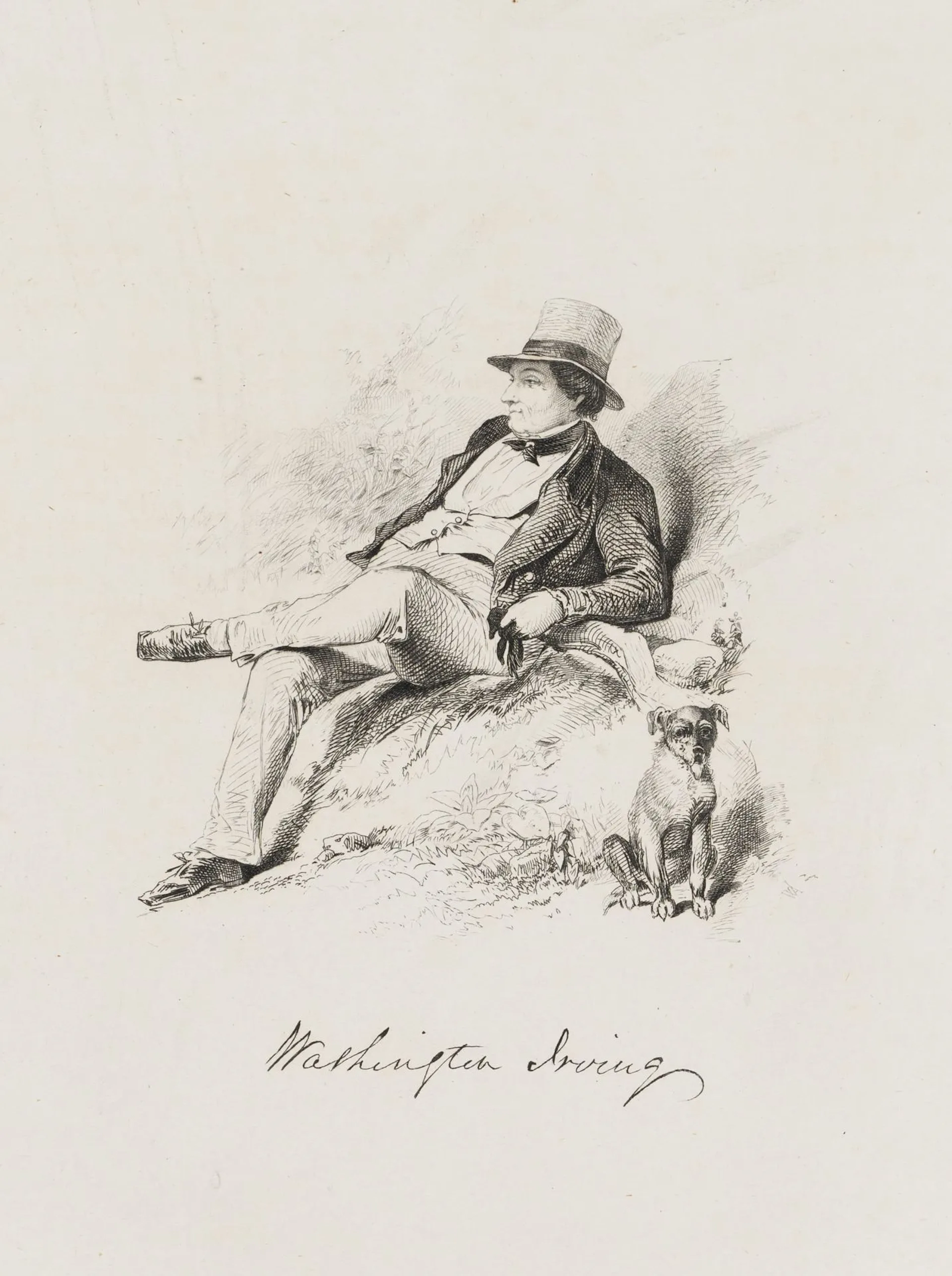 Unknown (19th century), Washington Irving (1783–1859), circa 1850