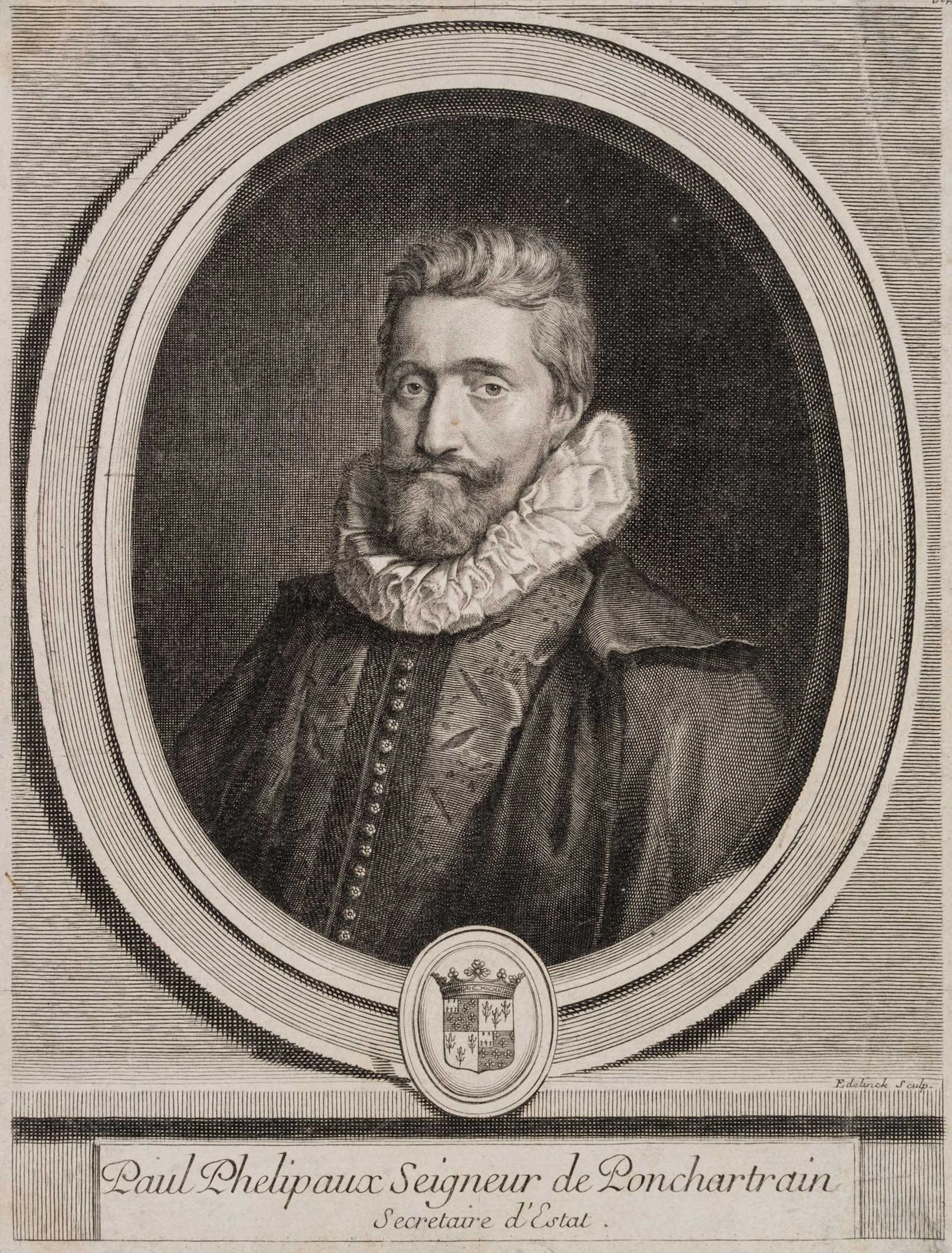 N. EDELINCK (1681-1767), Portrait of Paul Phélypaux, around 1700