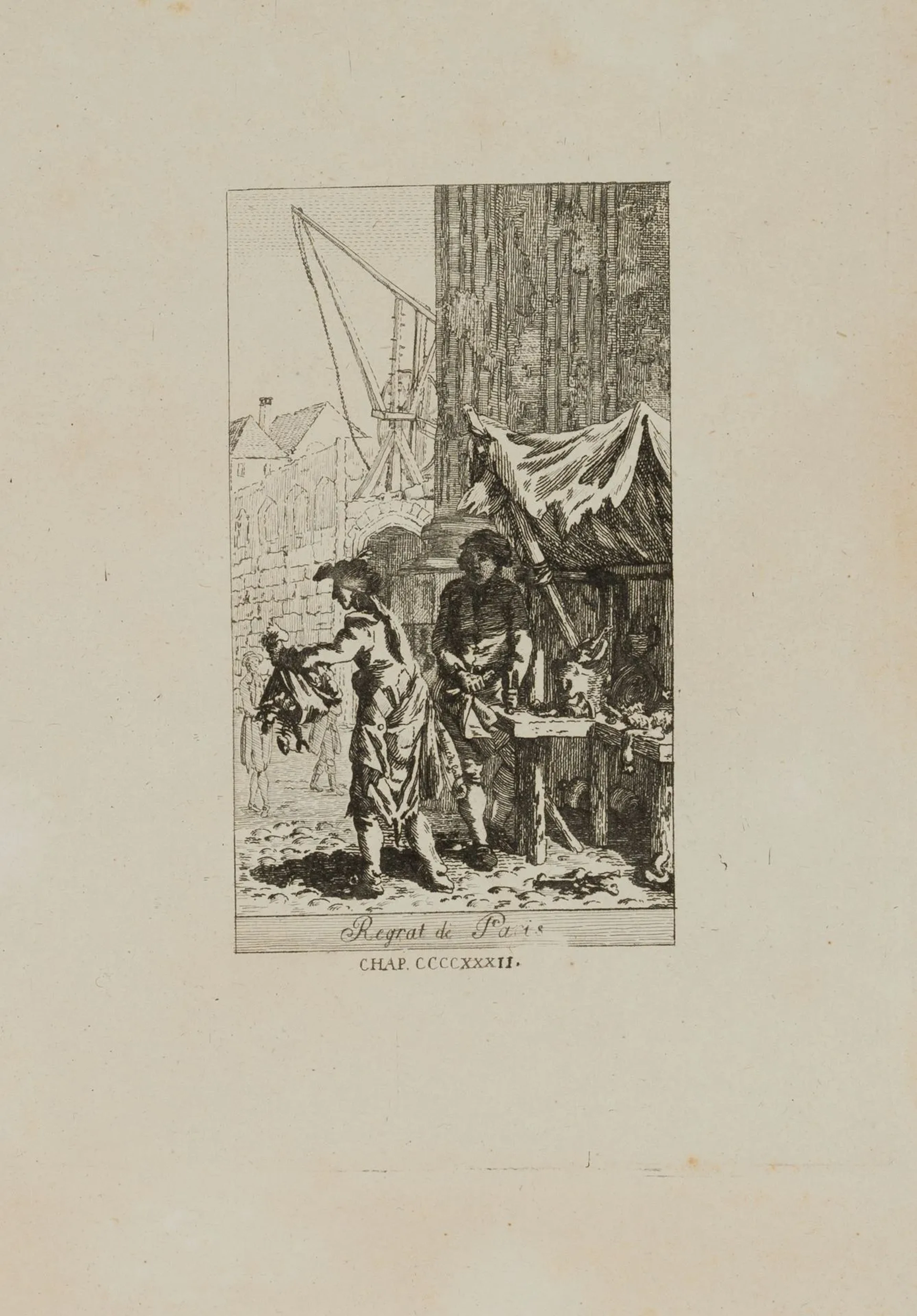 B. DUNKER (1746-1807), Regrat de Paris, around 178... | Old books: bids