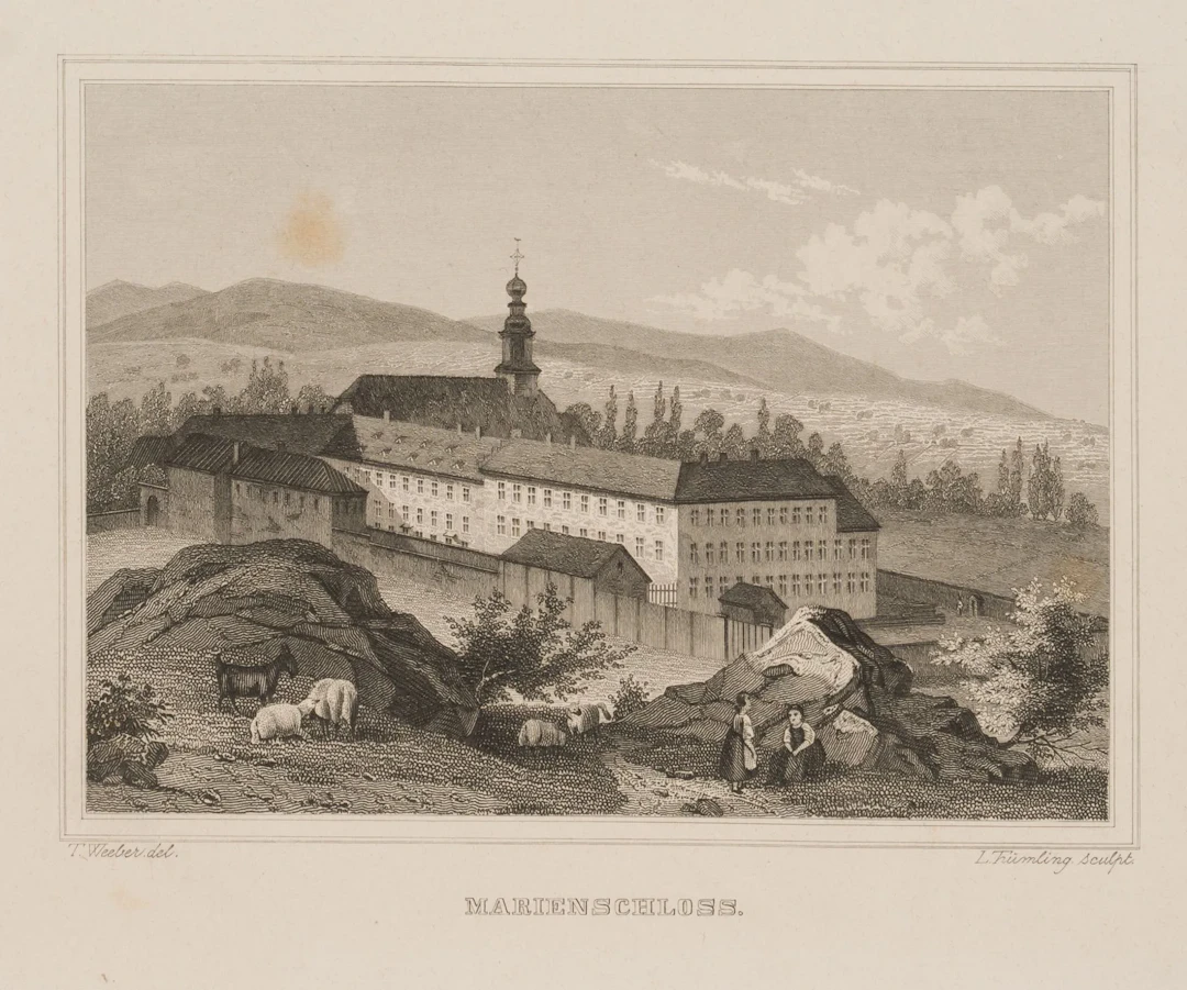 L. TÜMLING (19th century) after WEBER (*1761), Marienschloss Convent