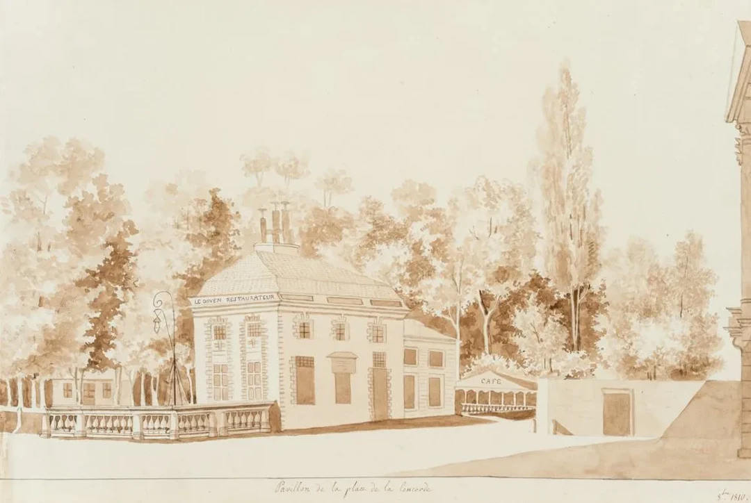 Unknown (19th century), Pavilion, Place de la Concorde, Paris, 1810