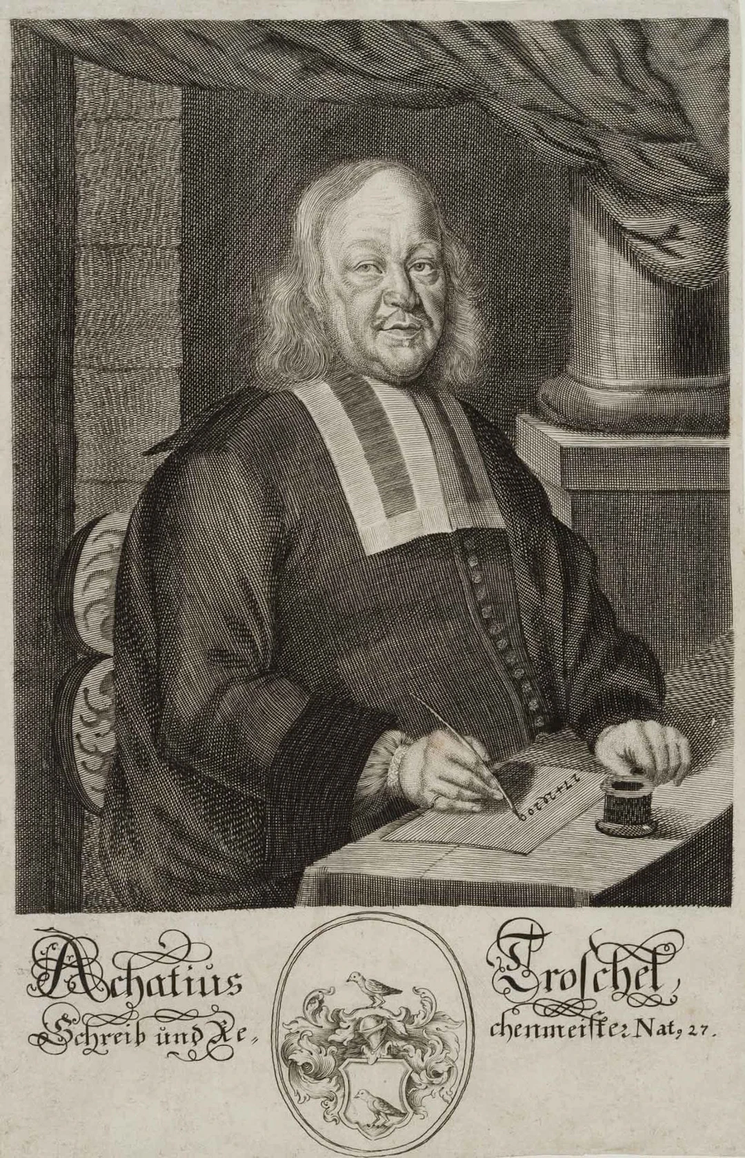 Unknown (17th century), Achatius Troschel (b. 1627), Nuremberg, around