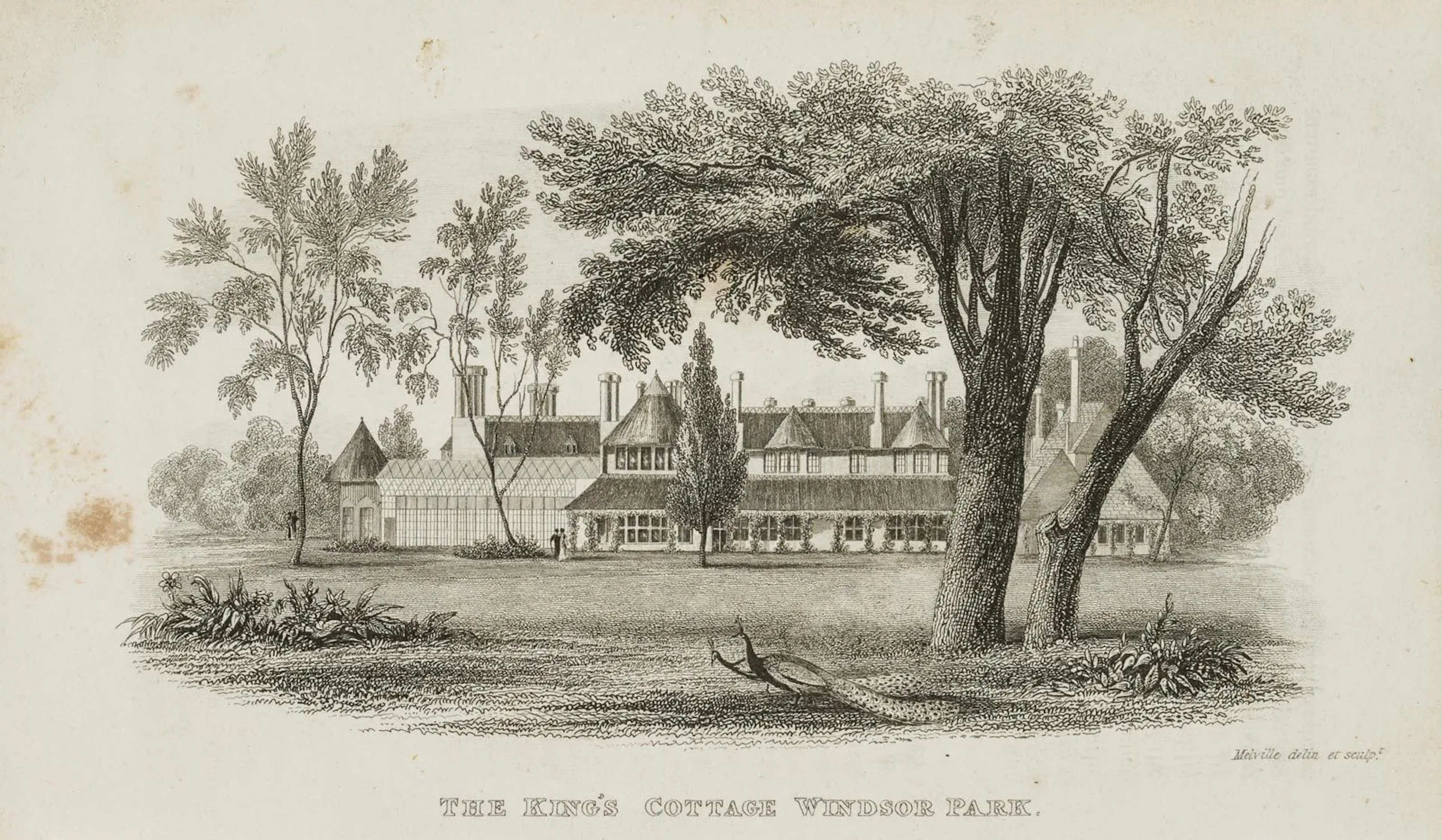H. MELVILLE (1826–1877), The King's Cottage, Windsor Park, around