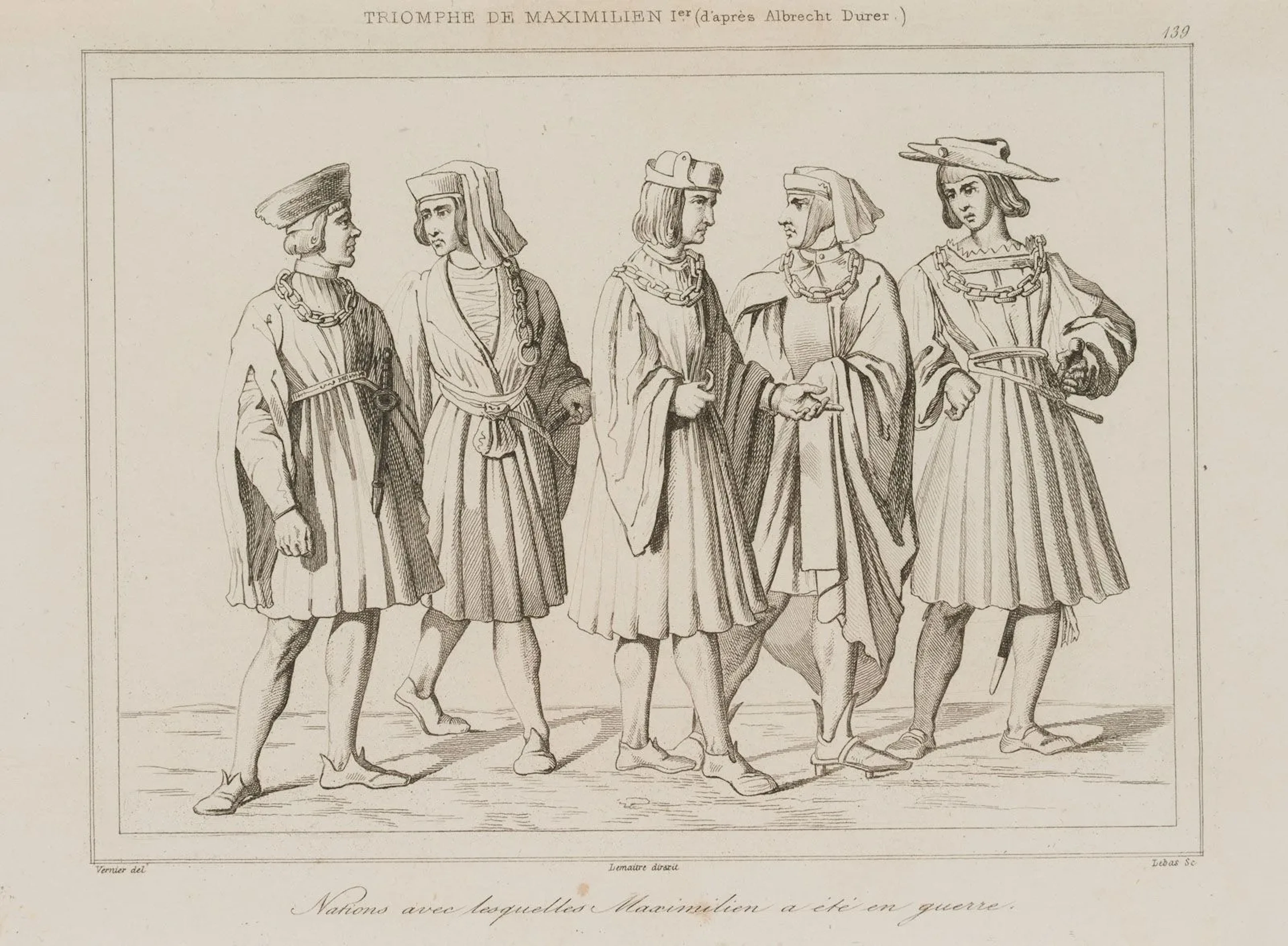 M. LEBAS (*1783) after DÜRER (*1471), The Triumph of Maximilian I