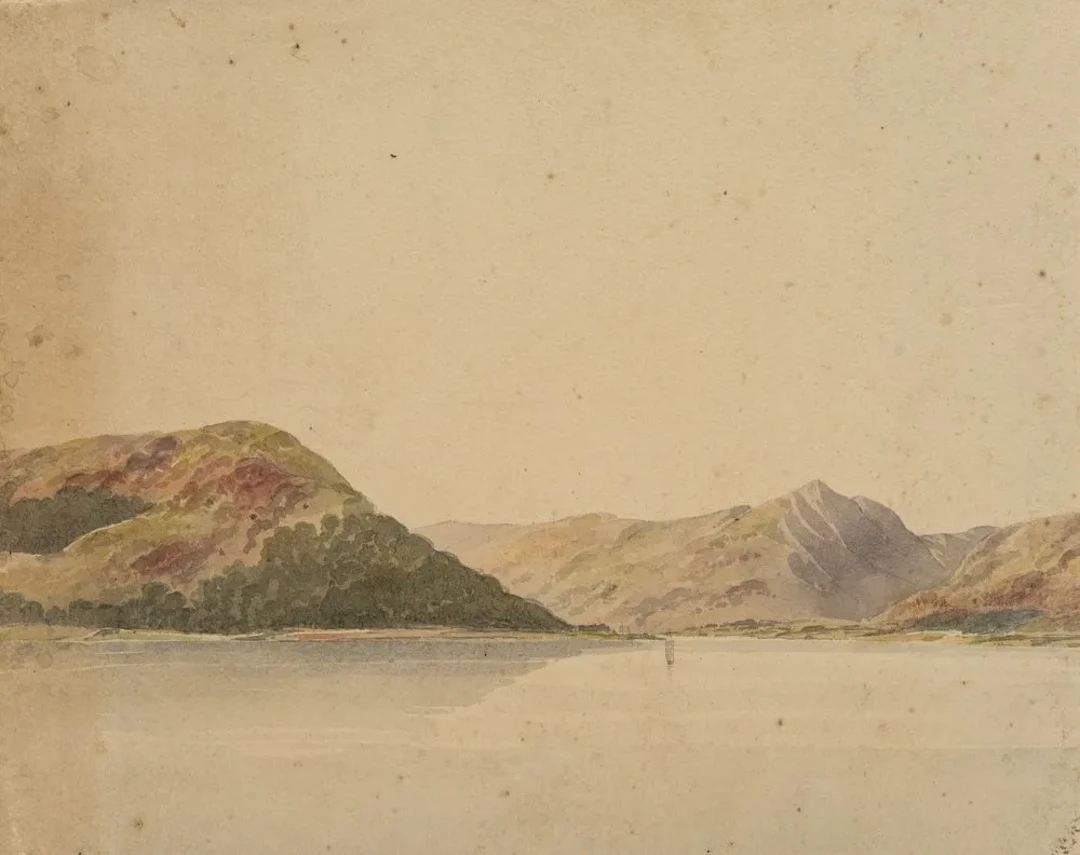 Unknown (19th), Coastal waters in a fjord landscape, around 1880