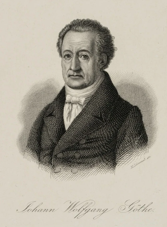 M. LÄMMEL (*1849), Portrait of Johann Wolfgang von Goethe (b. 1749)