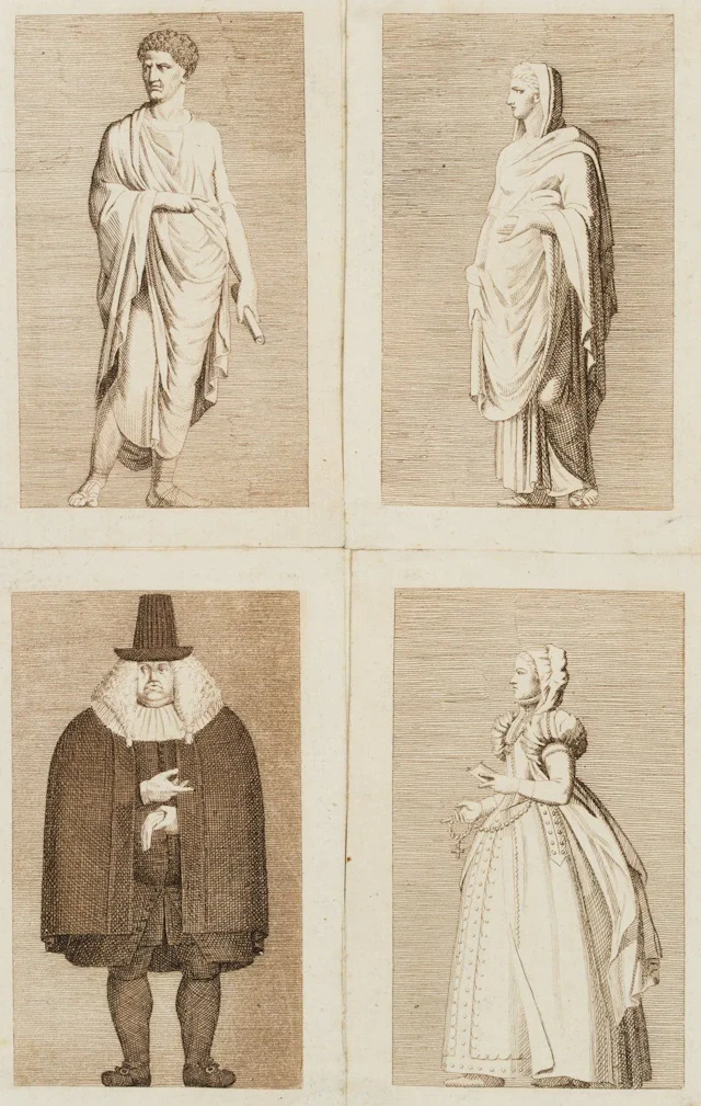 F. CARSTENS (1762–1798), Traditional and Modern Costumes, Etching