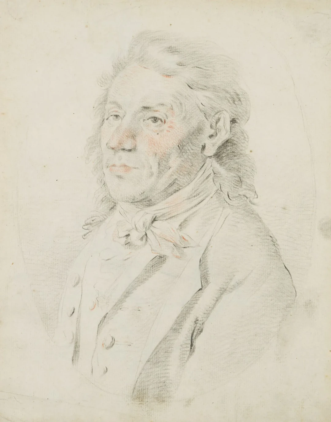 C. HALLER VON HALLERSTEIN (*1771) attributed, A man’s chest portrait