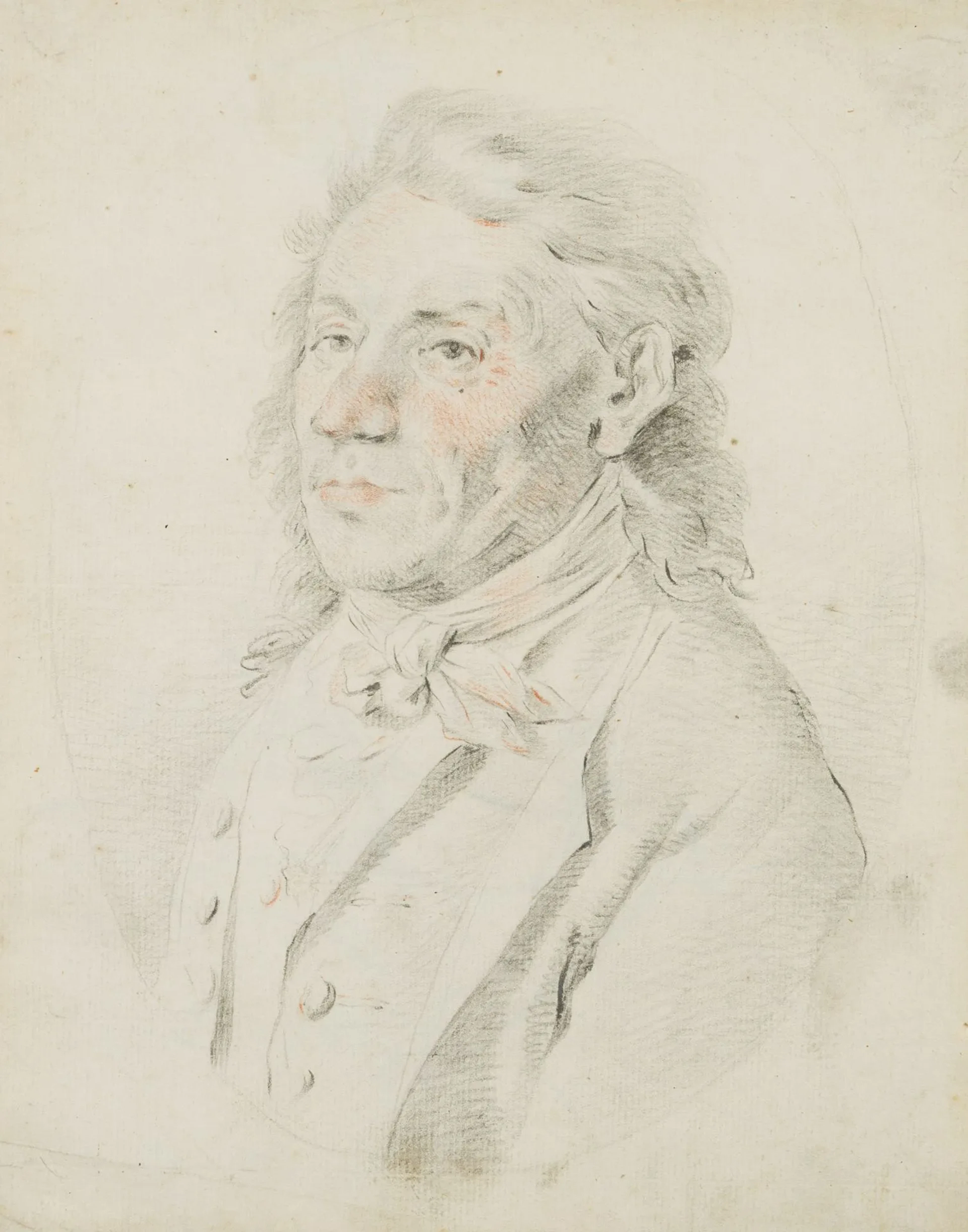 C. HALLER VON HALLERSTEIN (*1771) attributed, A man’s chest portrait