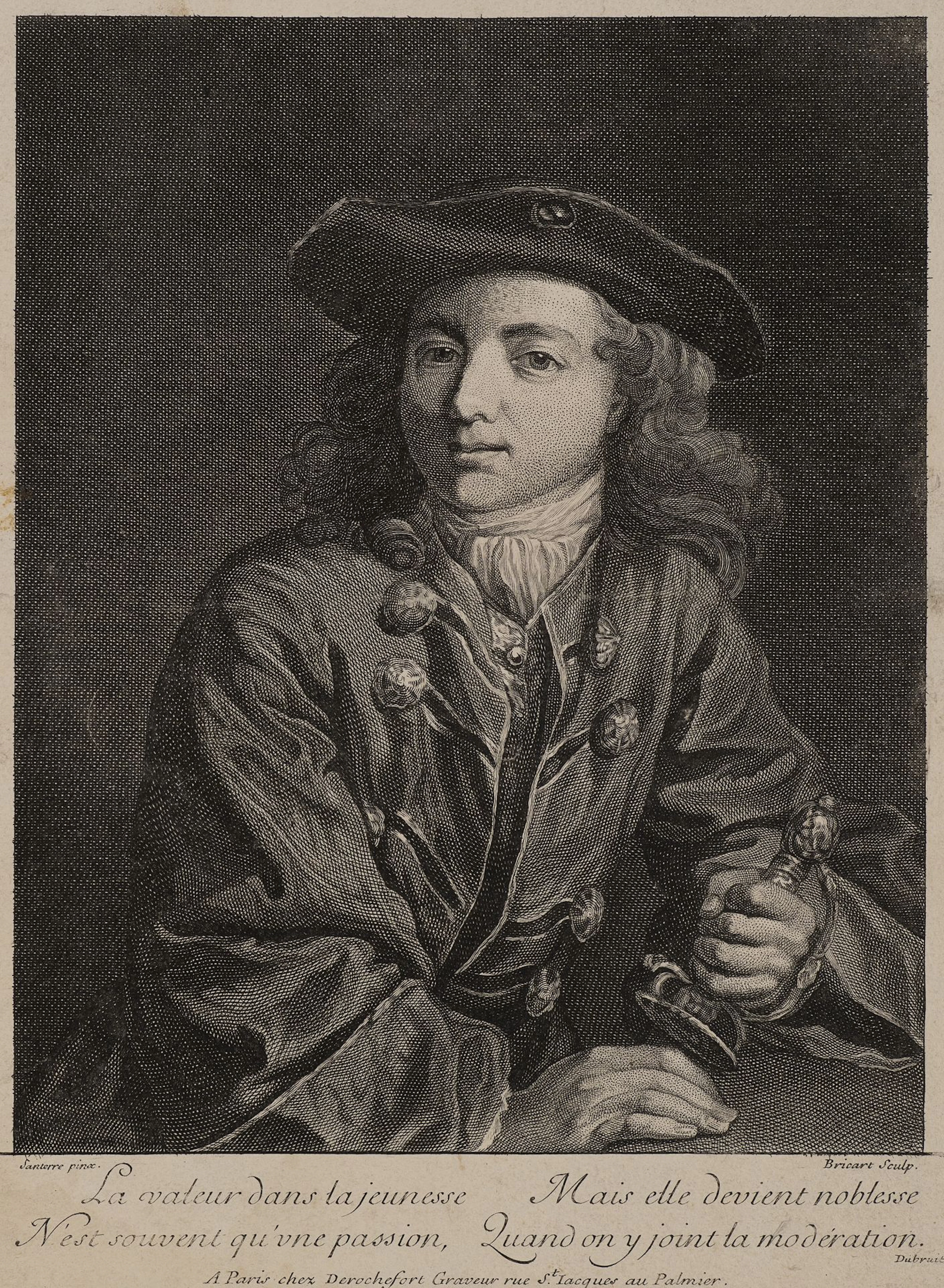 C. BRICART (*1705) after SANTERRE (*1651), *The True Portrait of the