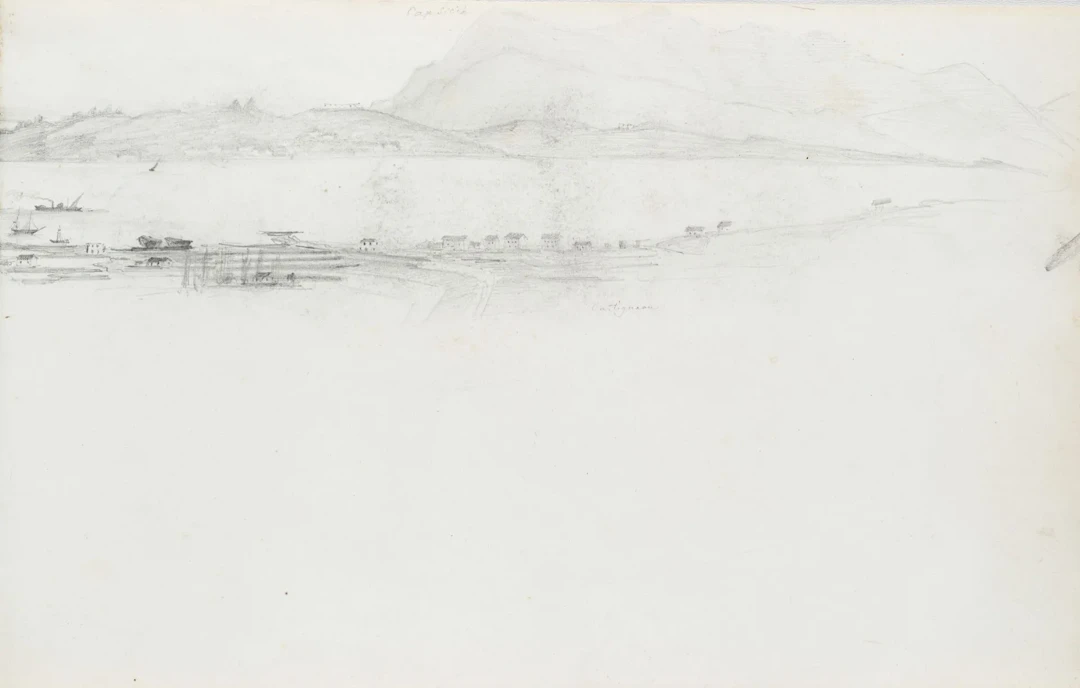 Unknown (19th century), Coast near Cap Sicie, France, around 1850