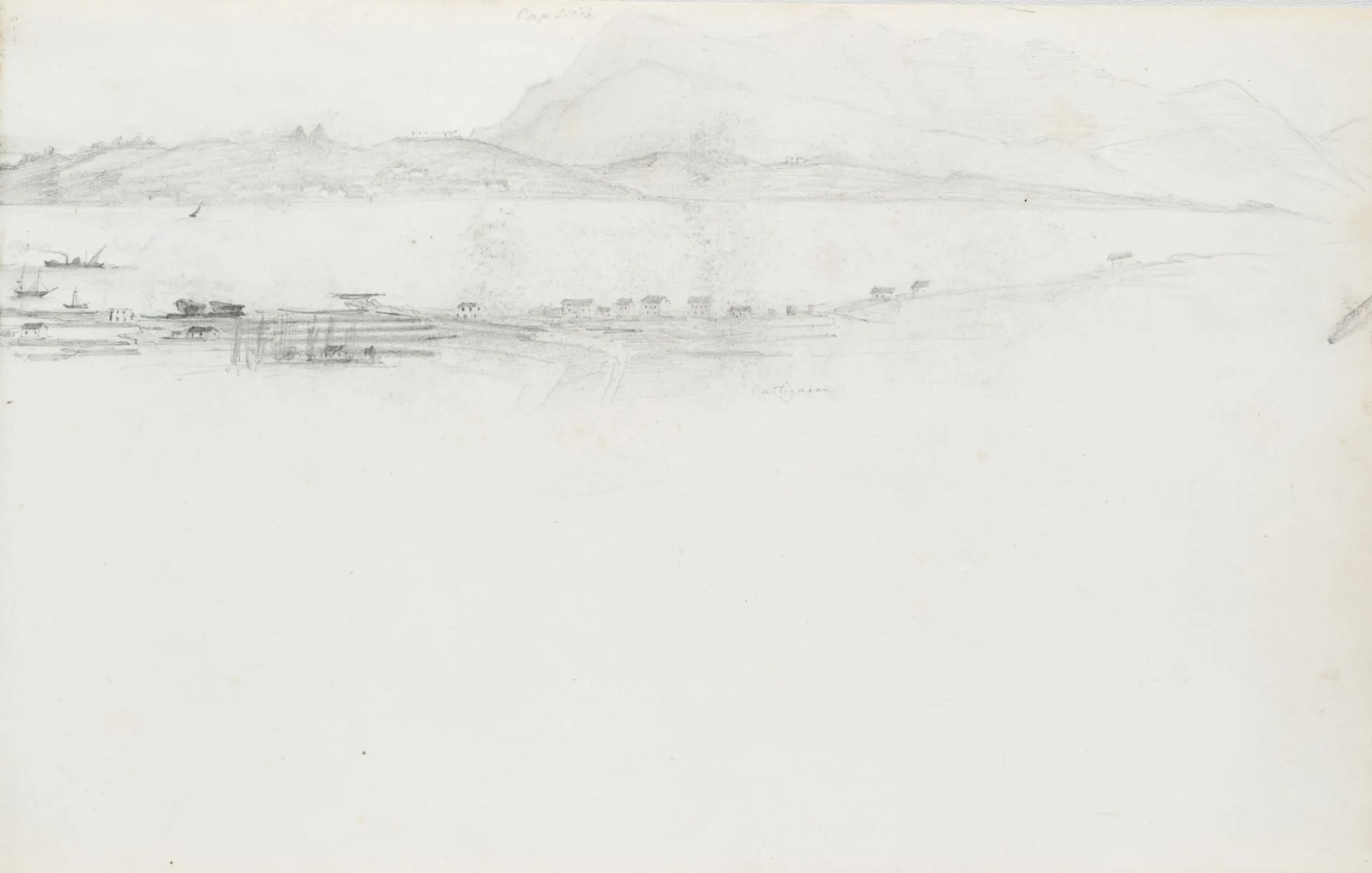 Unknown (19th century), Coast near Cap Sicie, France, around 1850