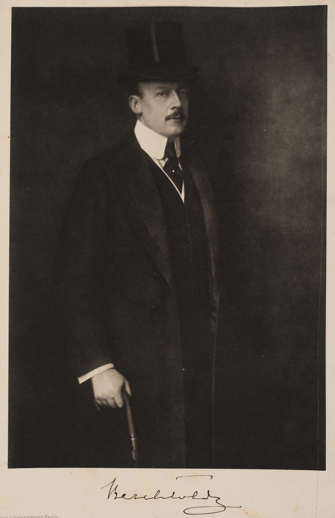 Unknown (19th), Portrait of Leopold Berchtold, Photogravure Unknown