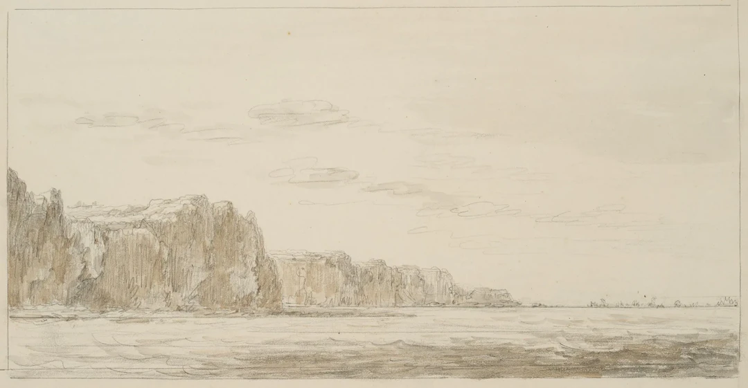 I. DUVIVIER (1758–1832), Banks of the Nile, Indian ink Ignace Duvivier