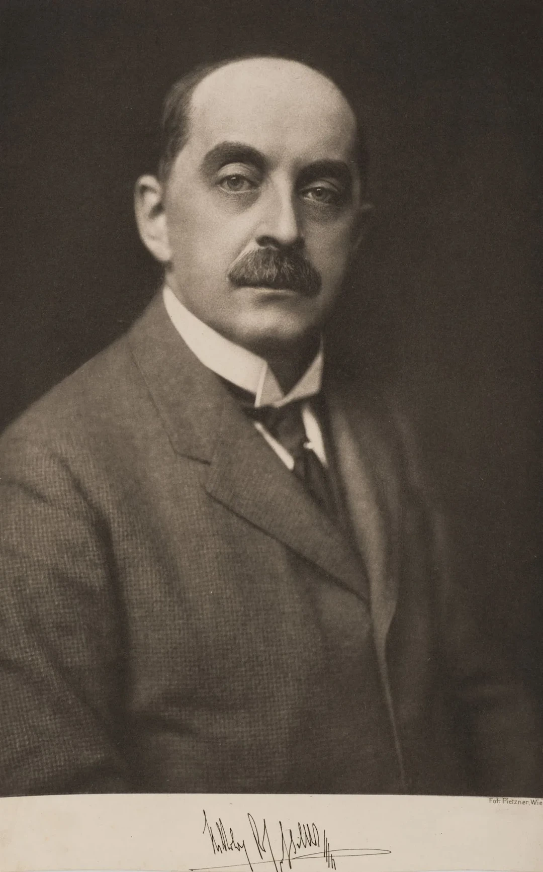 C. PIETZNER (20th), Portrait of a man, Photogravure C Pietzner (20th