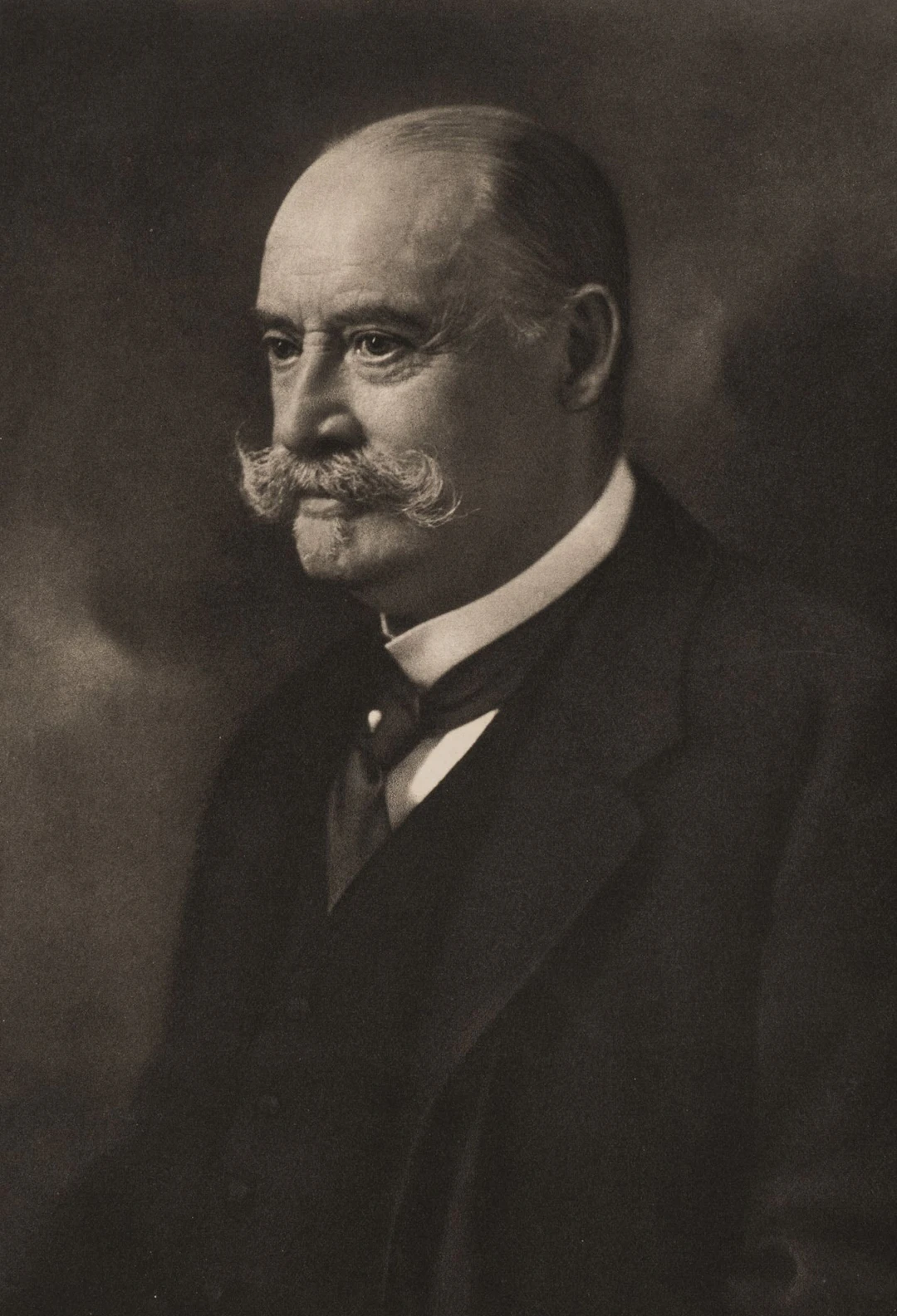 H. KOSEL (1867-1945), Portrait of a man, Photogravure Hermann Clemens