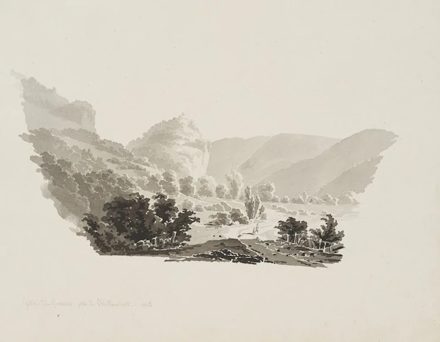 E. BRETENIÈRES (*1804), St. George’s Chapel near Berschis in Sargans