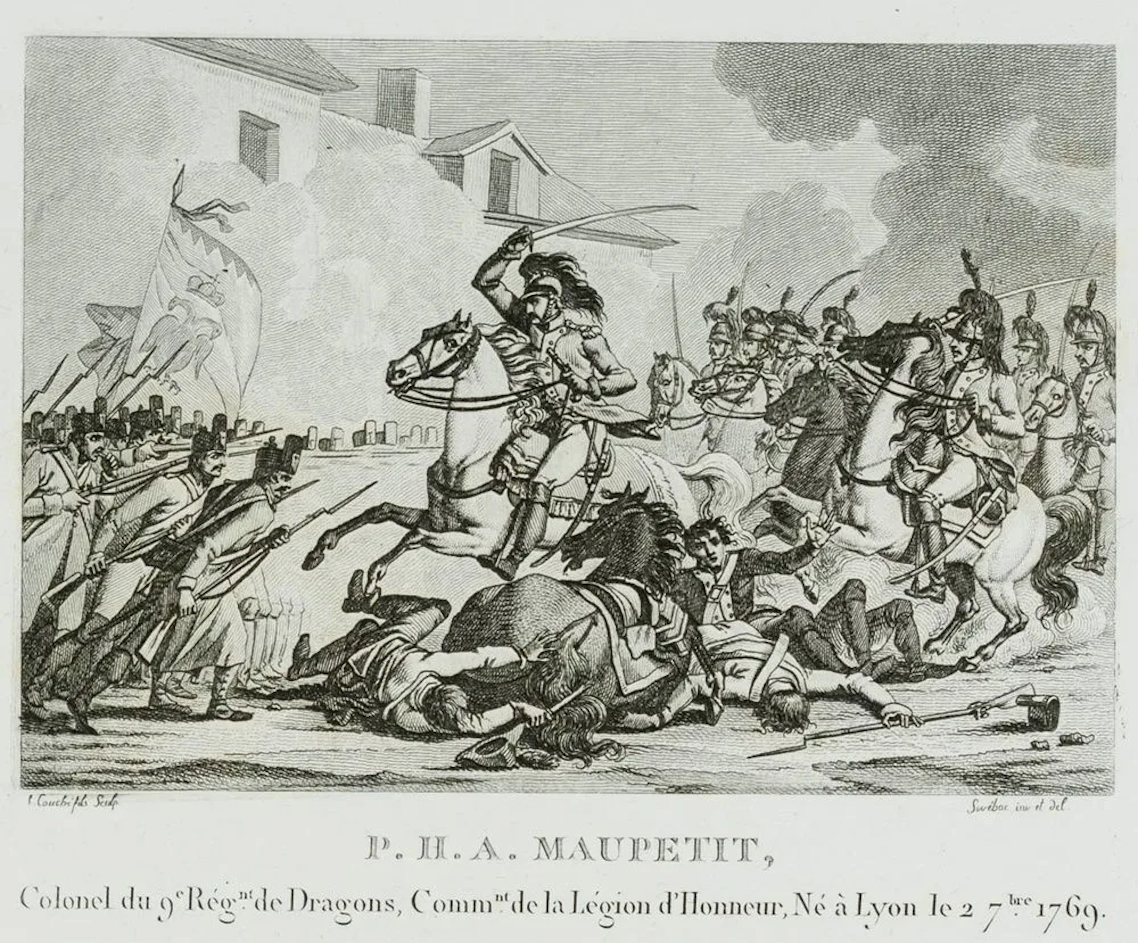 Unknown (19th century), Colonel P. H. A. Maupetit (born 1769), Etching