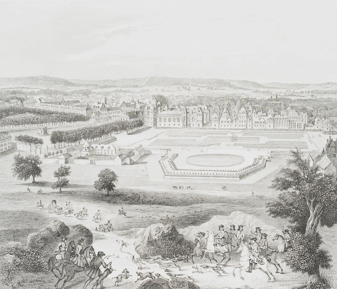 Schroeder (18th) after MARTIN (18th), Fontainebleau Castle, 1722