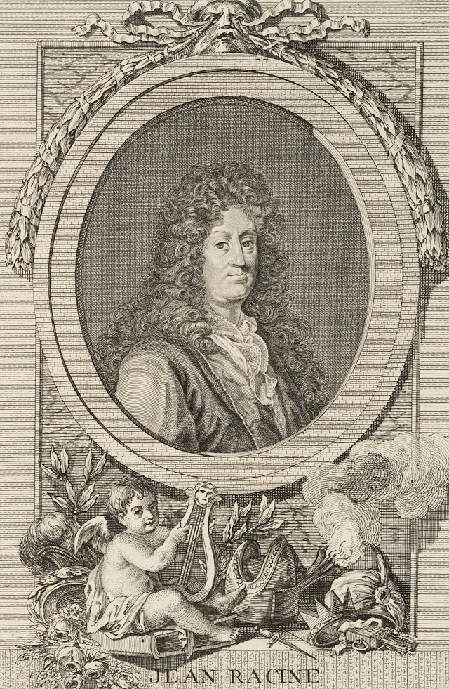 J. DUPIN (18th) after SANTERRE (*1651), Portrait of the writer Jean