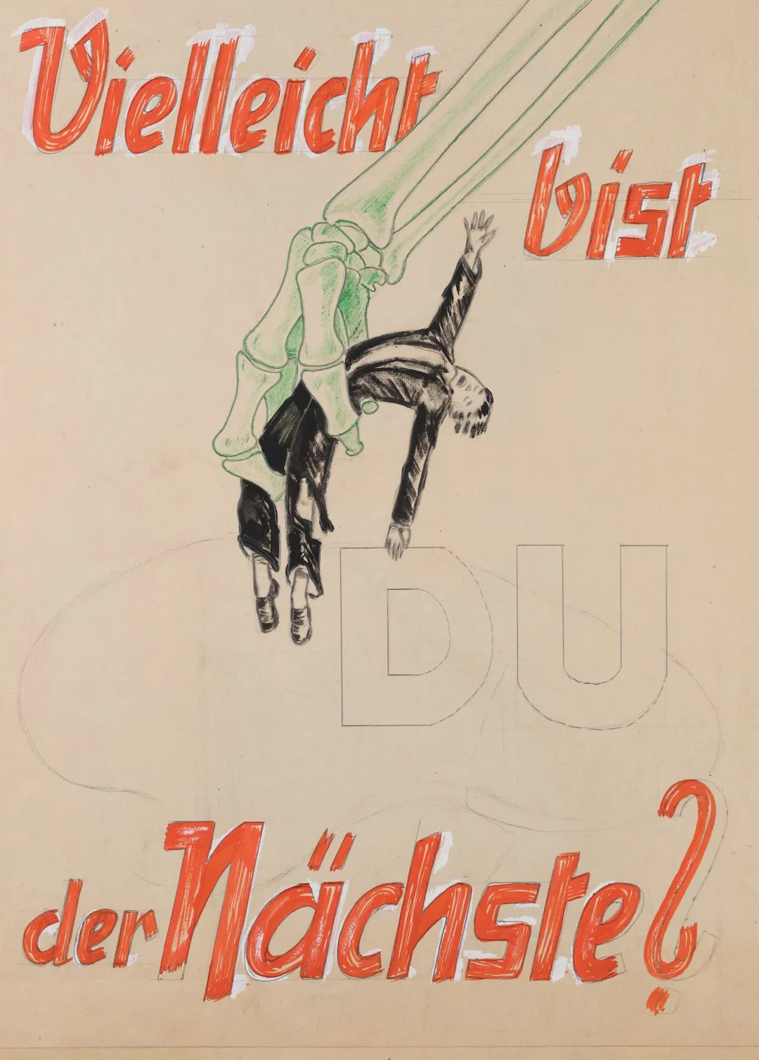 Unknown (20th), Movie poster, “Maybe You’ll Be Next?”, around 1940