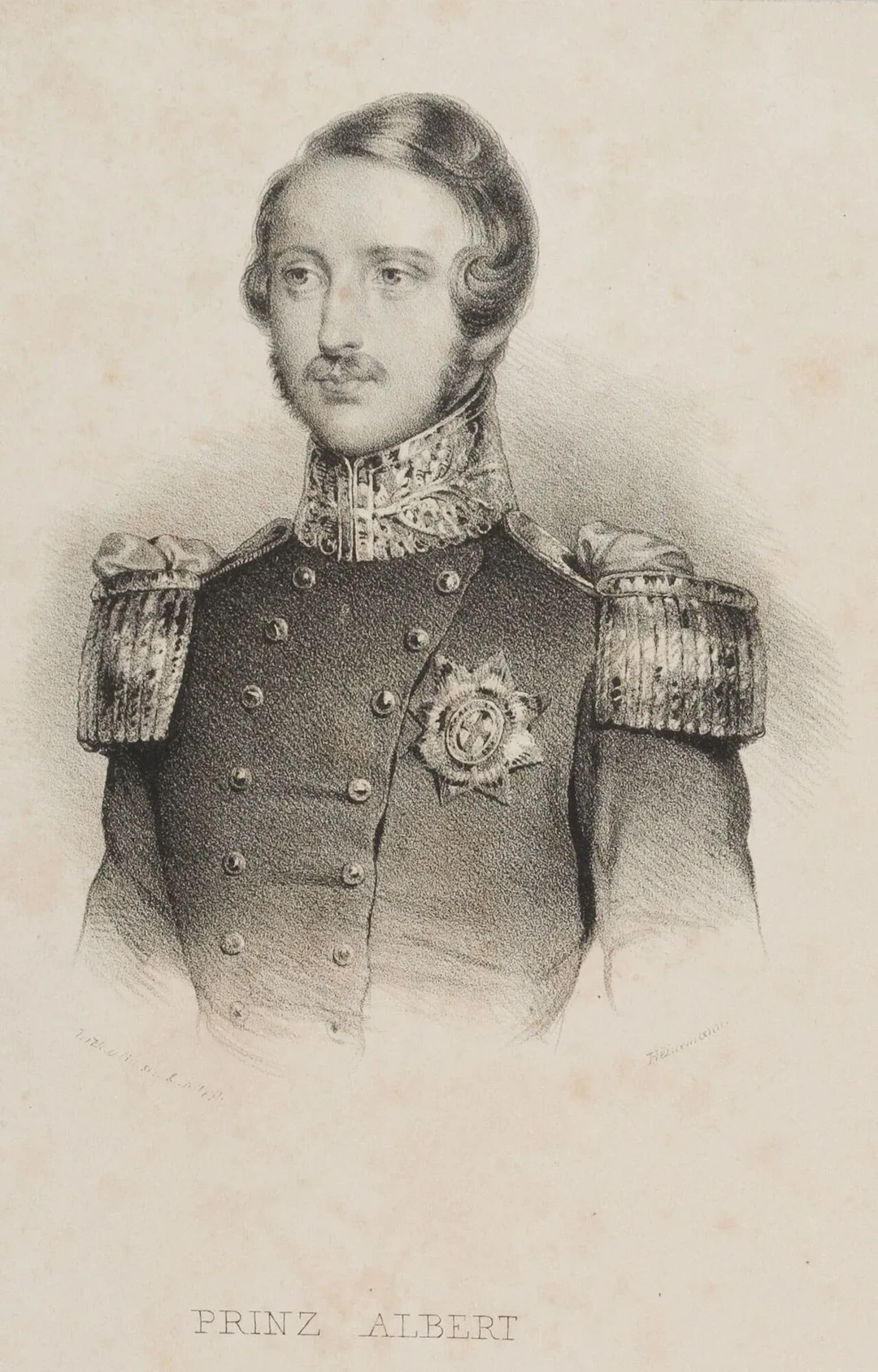 Heinemann (19th) after Unknown (19th), Portrait of Prince Albert