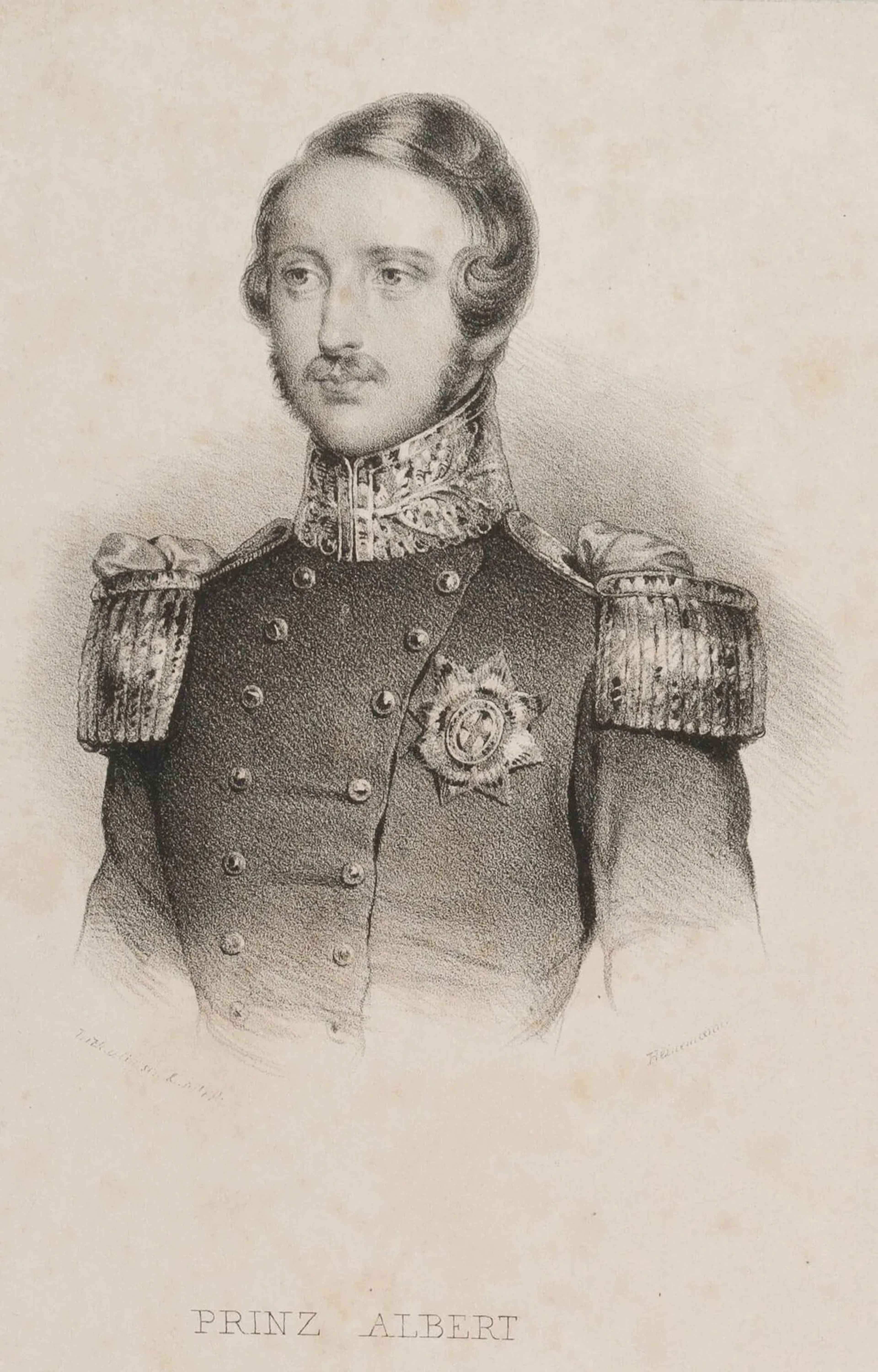 Heinemann (19th) after Unknown (19th), Portrait of Prince Albert