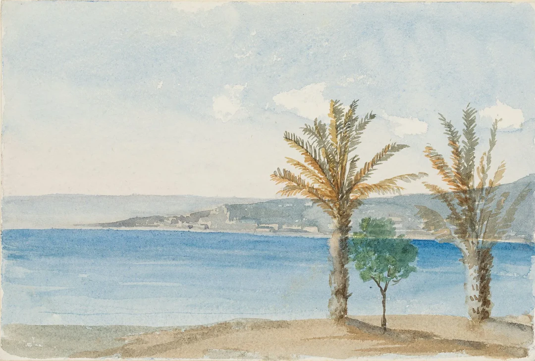 M. SAVIGNY (1831–1905), The Mediterranean Coast near Nervi, 1881