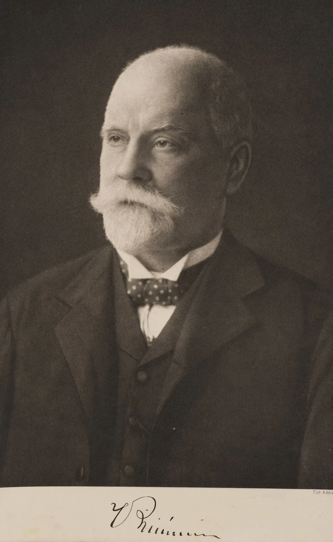 Unknown (19th), Portrait of an elderly man, Photogravure Unknown (19th