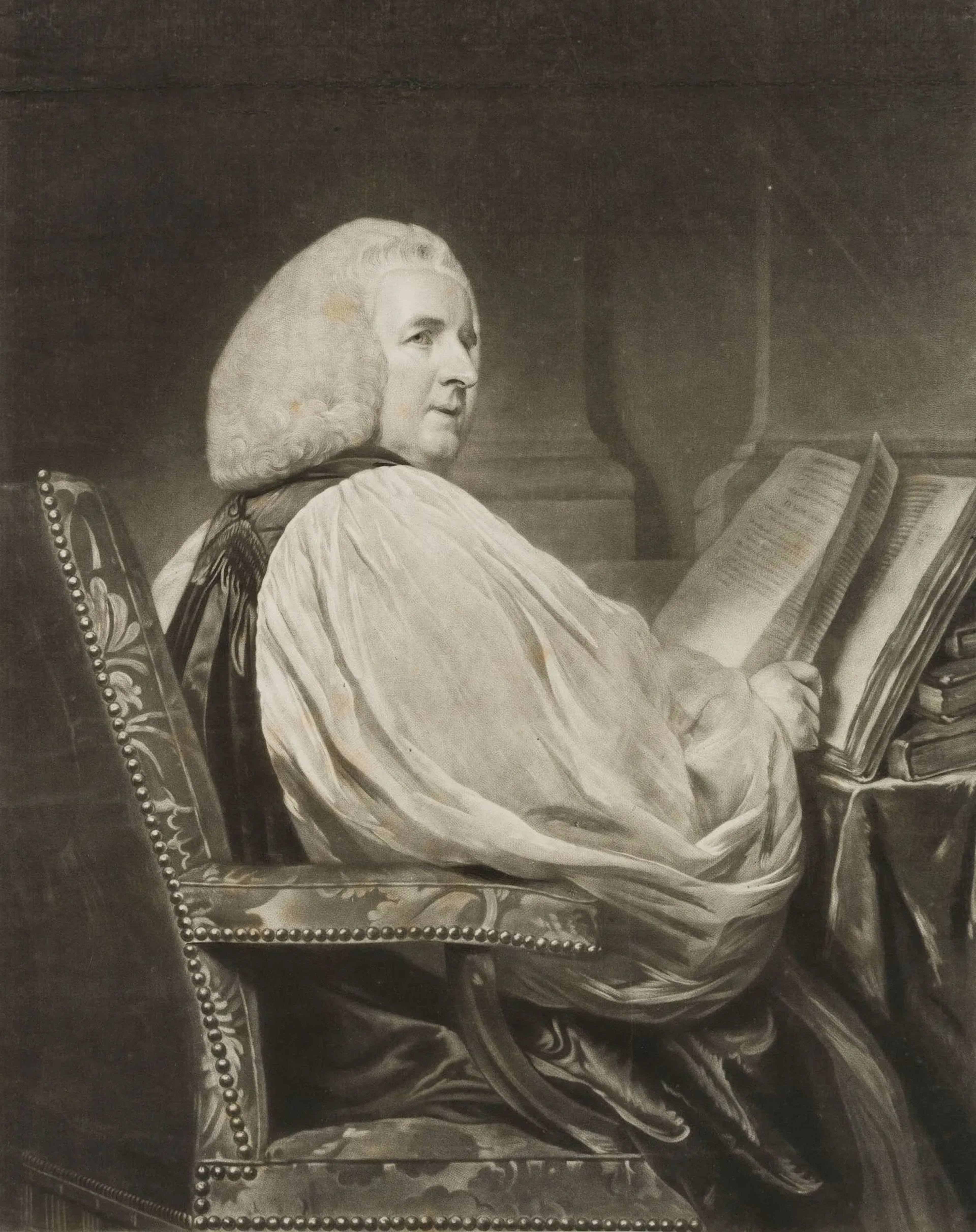 J. REYNOLDS (*1723) after an unknown artist (18th century), Seated