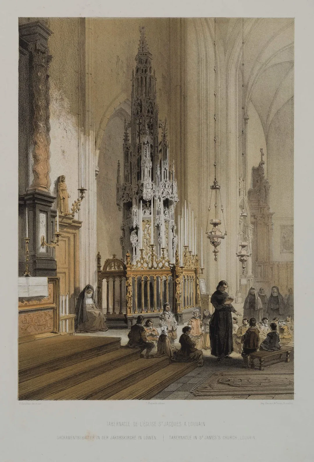 F. STROOBANT (*1819), The Tabernacle of St. Peter’s Church in Leuven