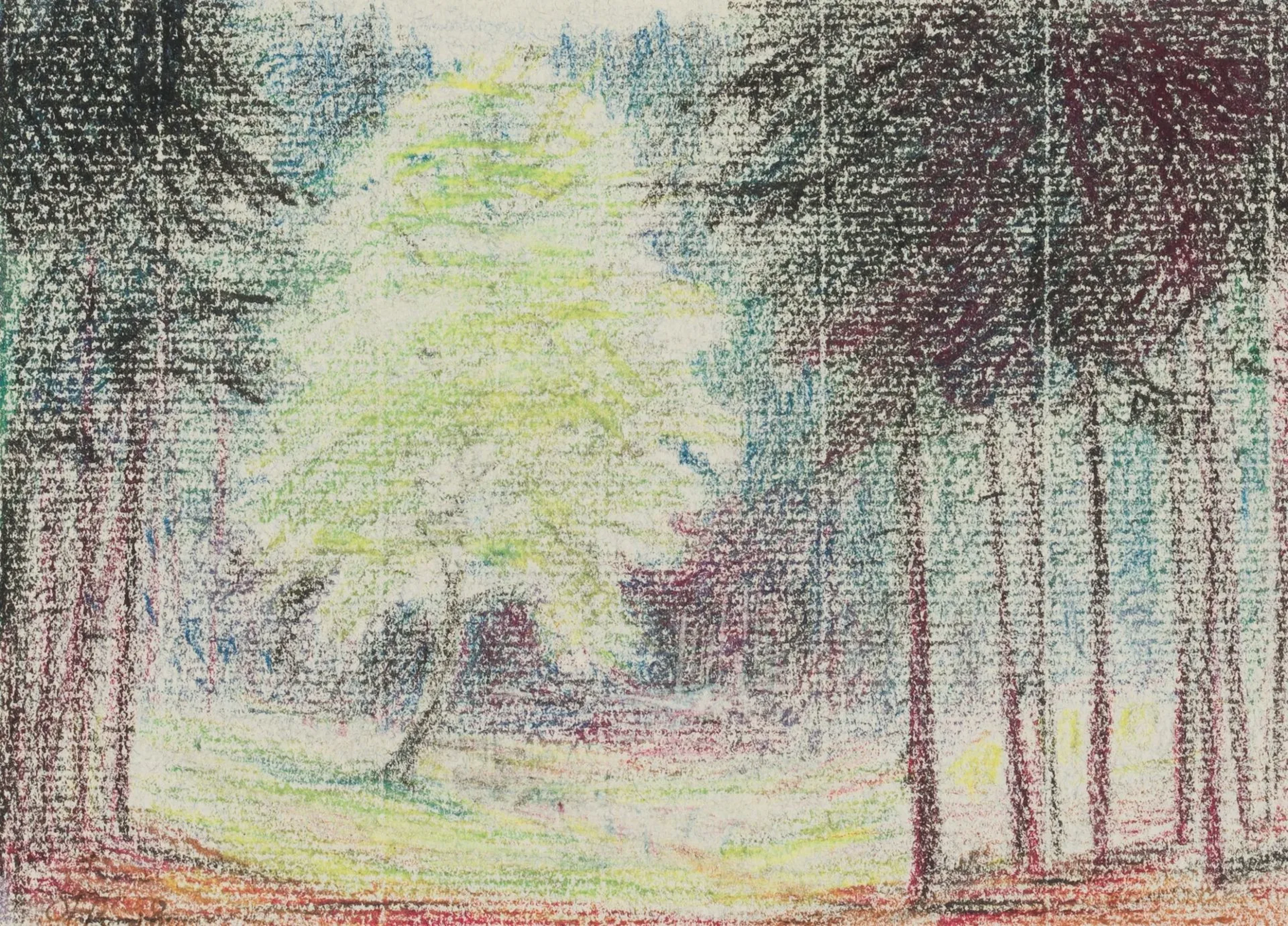O. FISCHER (1896–1970), A Forest Clearing Near Hundstadt, Taunus