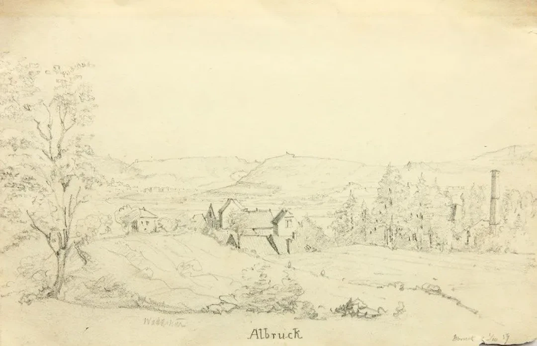 Unknown (19th century), Albbruck, near Waldshut in the Black Forest