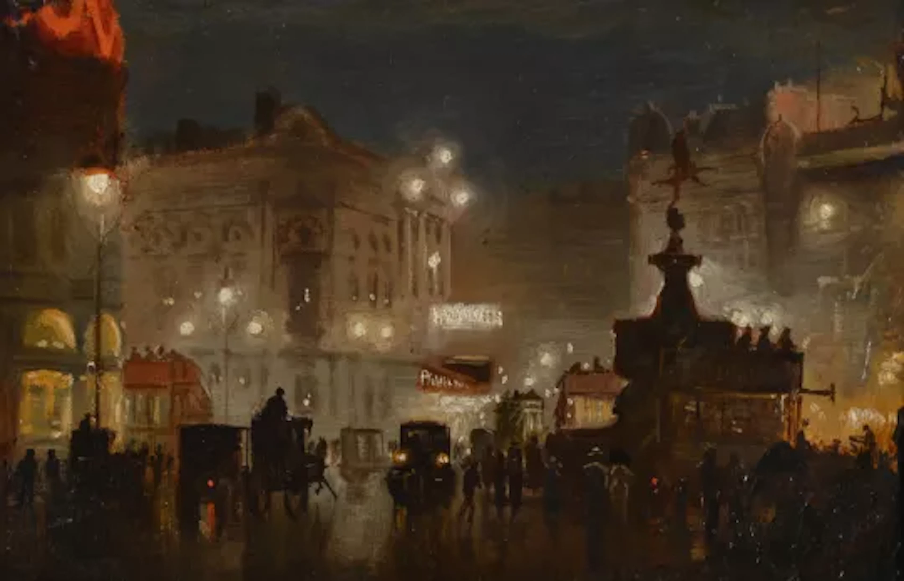 GEORGE HYDE POWNALL (BRITISH 1866-1939), PICCADILLY CIRCUS