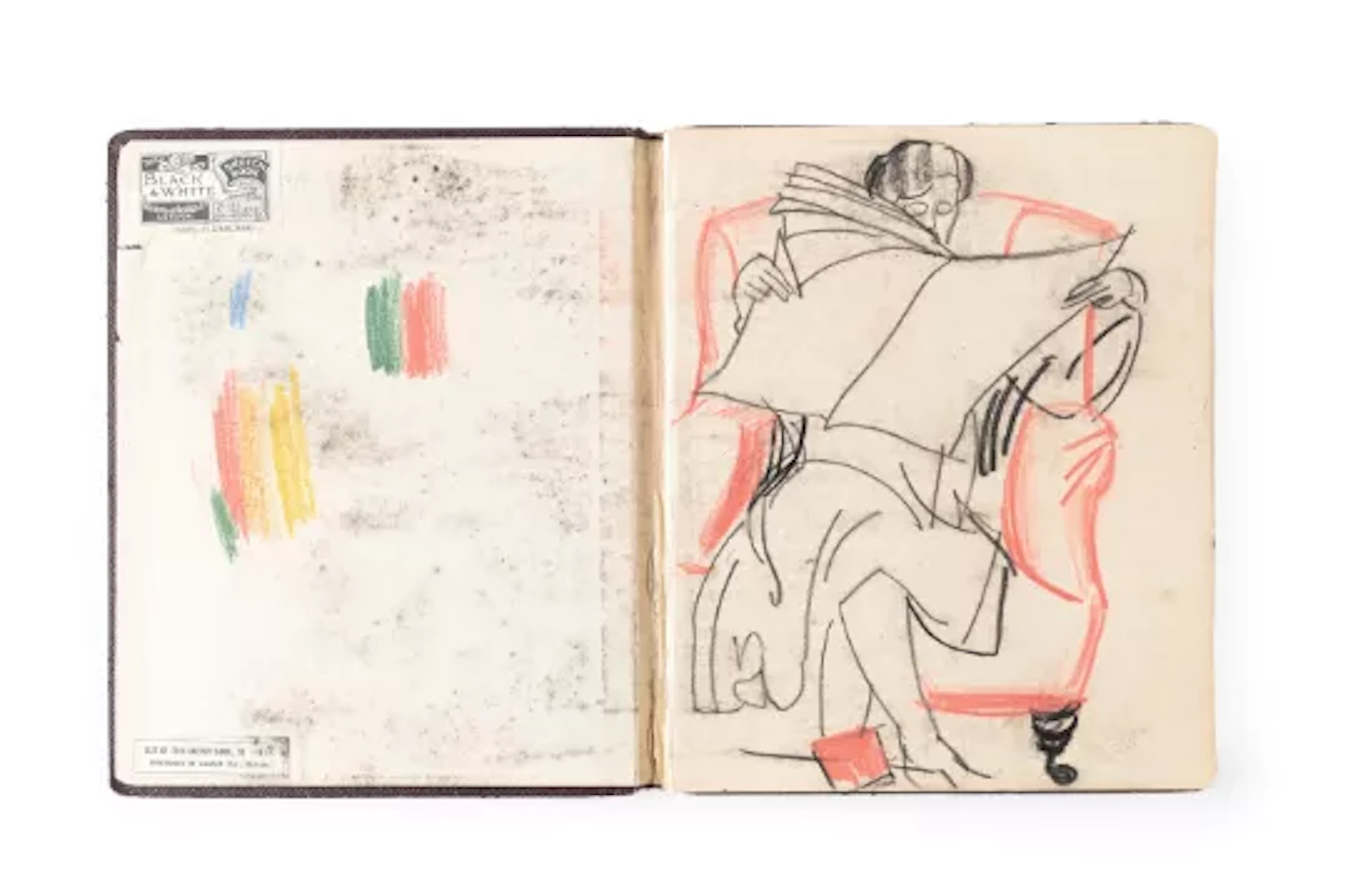 λ DAME LAURA KNIGHT (BRITISH 1877-1970), A SKETCHBOOK WITH FIGURE STUDIES