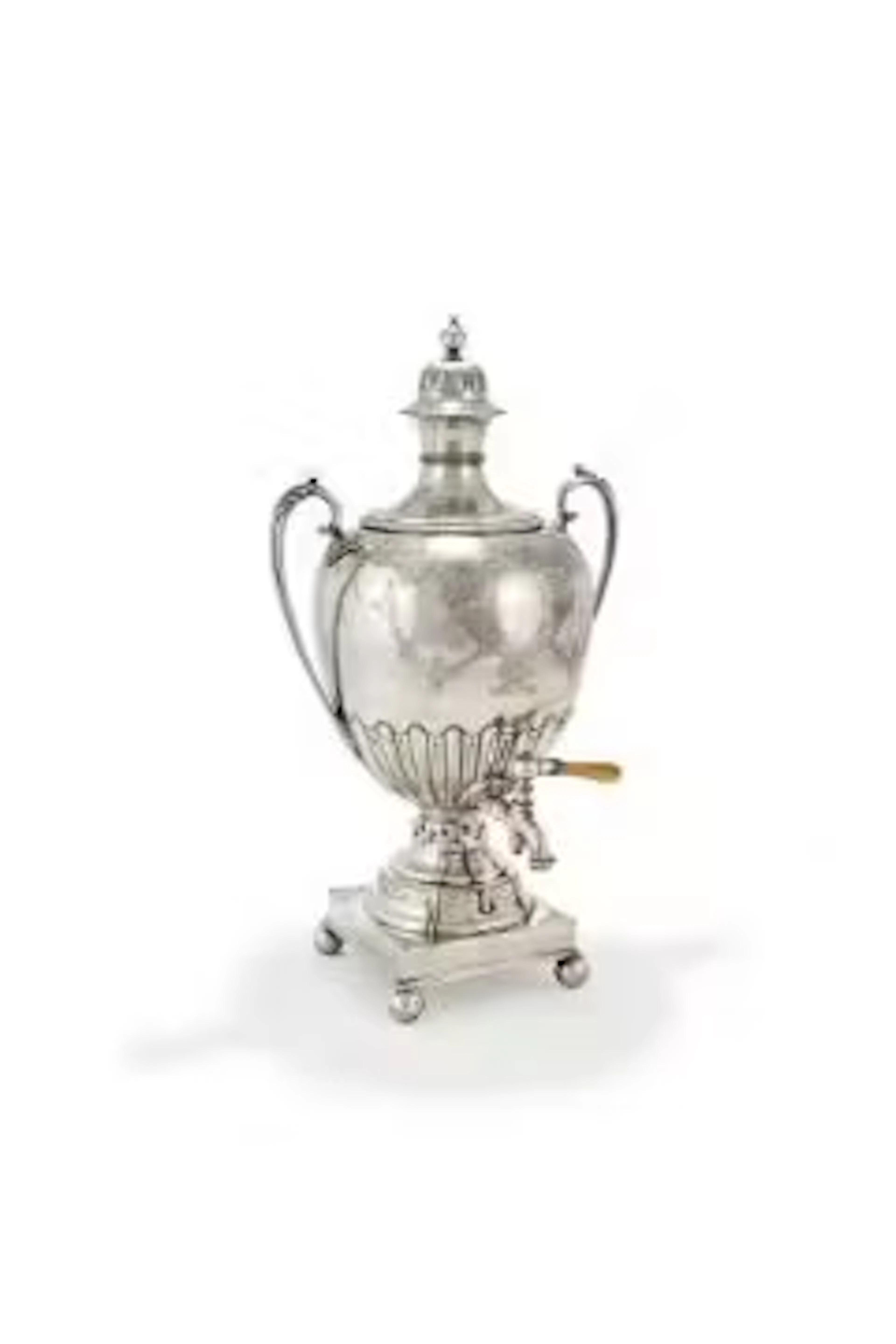 Y A SILVER PLATED SAMOVAR