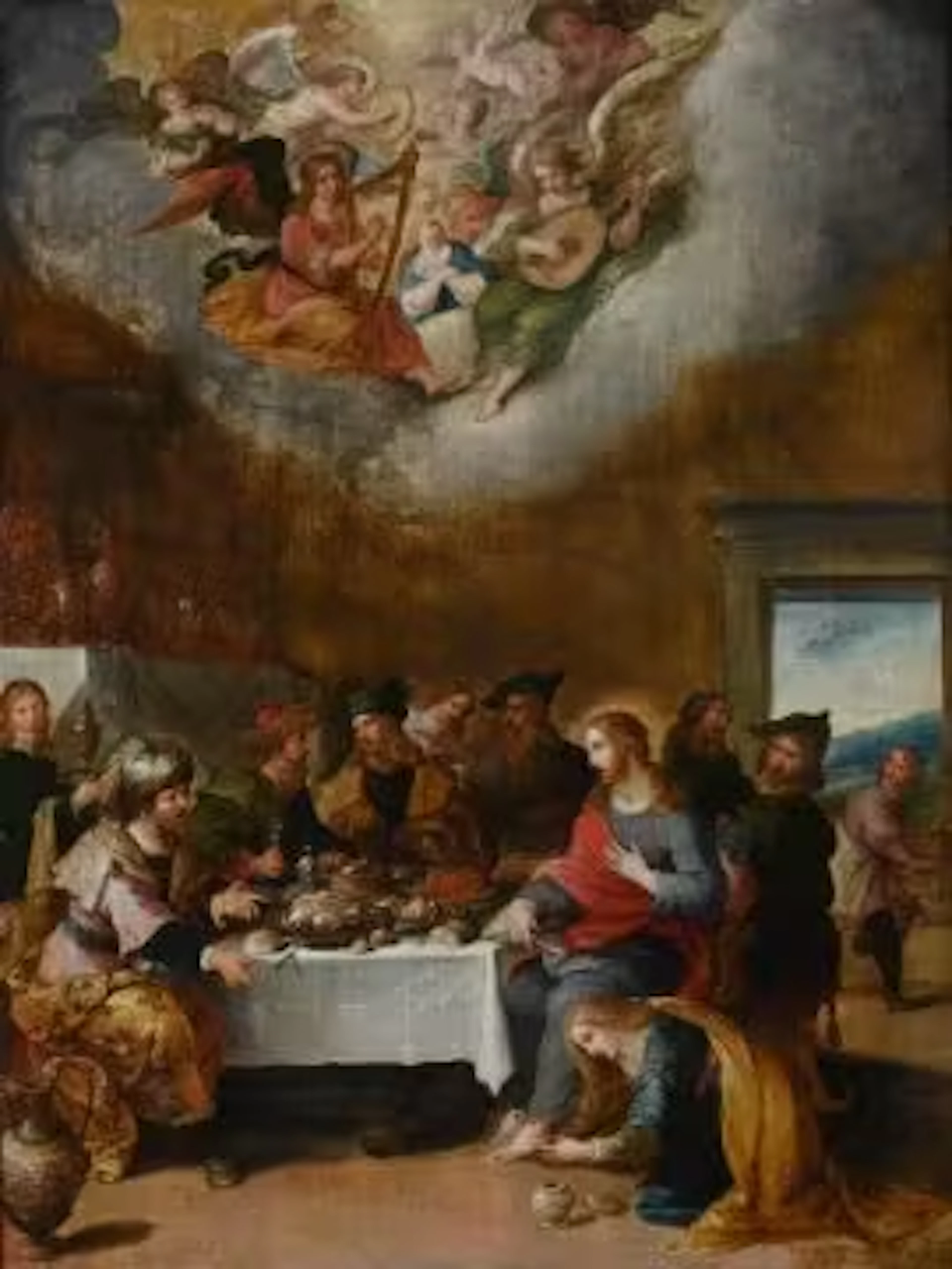 FRANS FRANCKEN THE YOUNGER (FLEMISH 1581-1642), CHRIST IN THE HOUSE