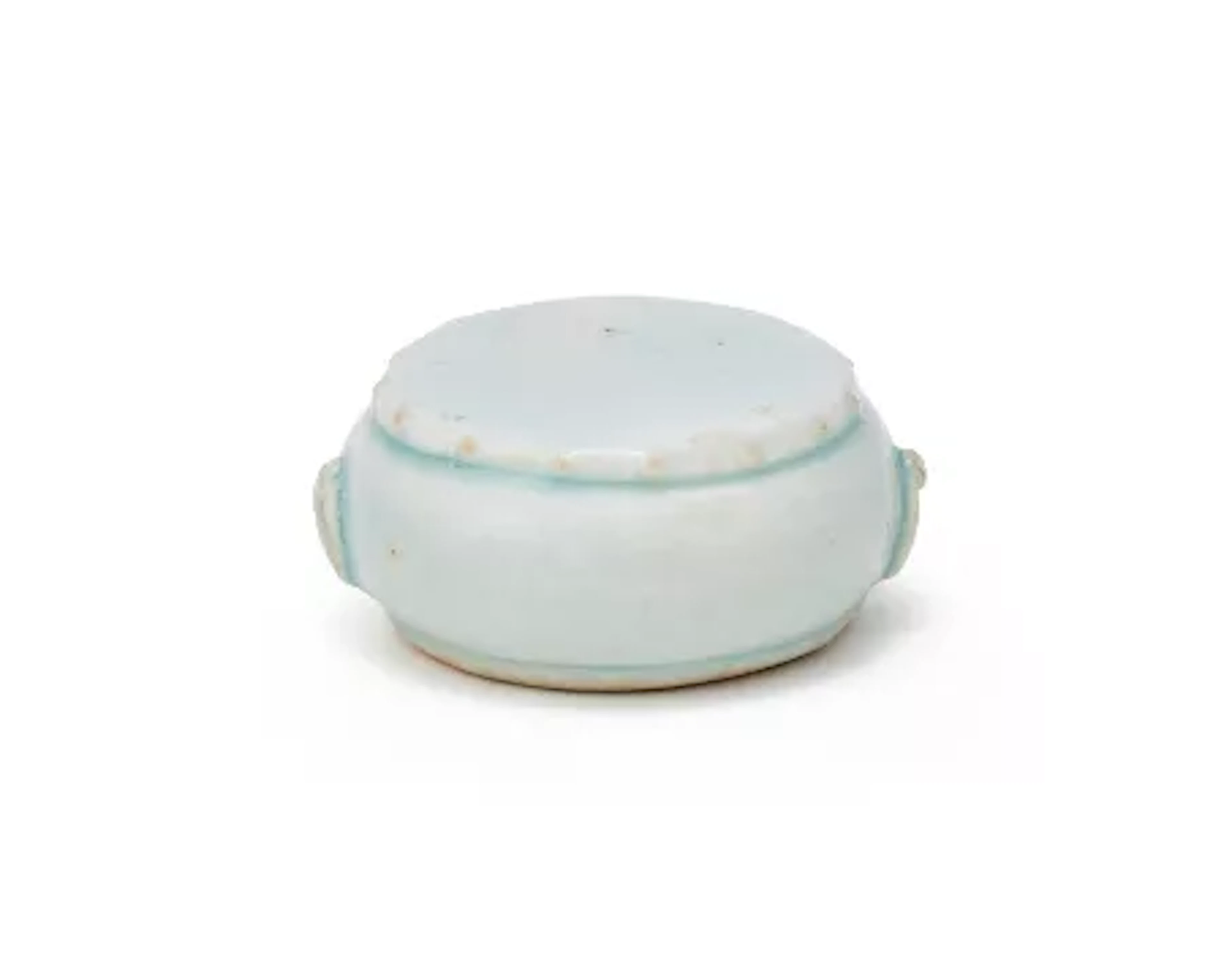 A Chinese qingbai glazed 'Drum' scroll weight, Southern Song (1127-1279)