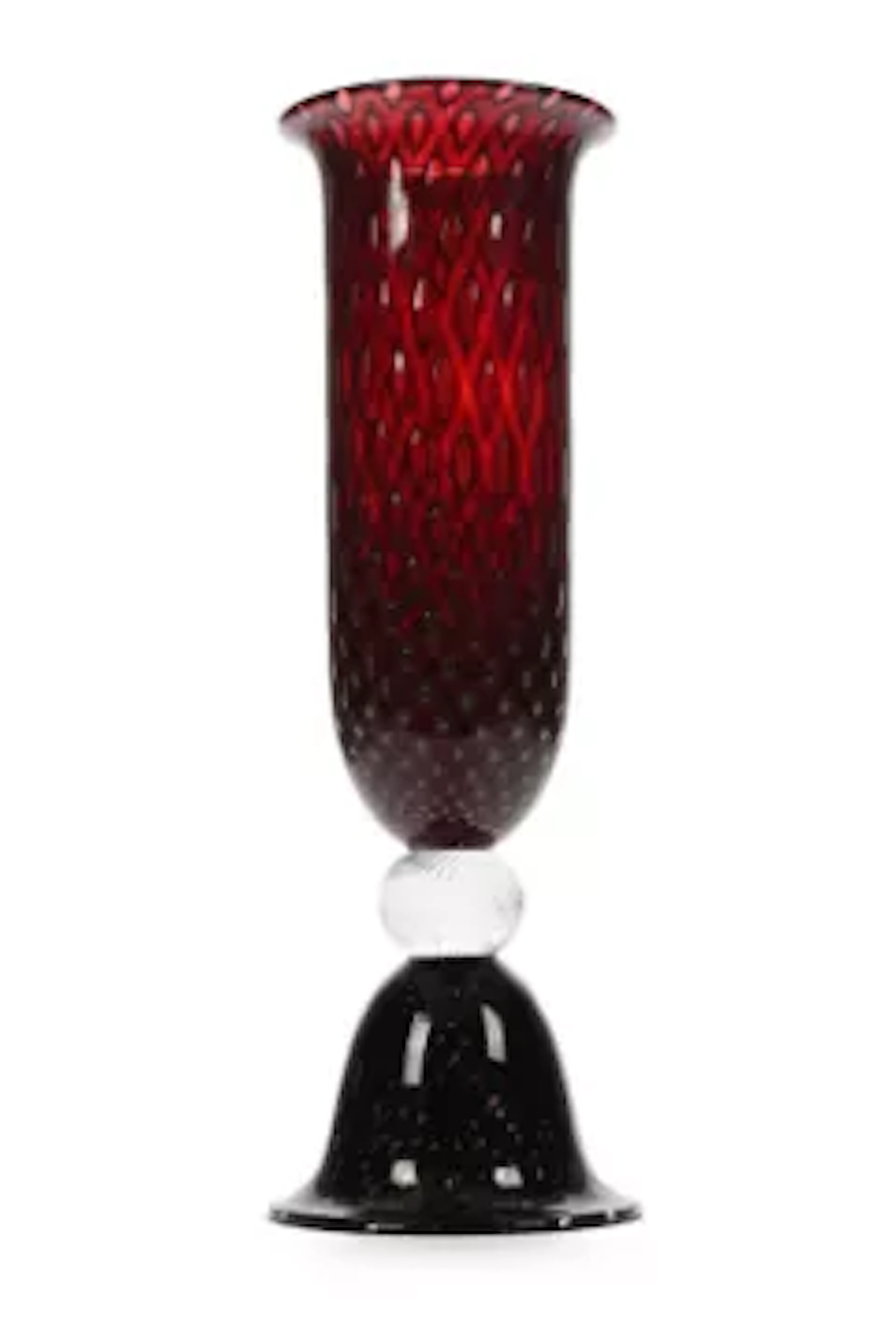 MURANO, TALL VASE, SECOND HALF 20TH CENTURY