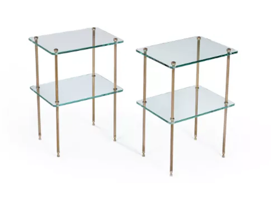 A PAIR OF ITALIAN SIDE TABLES, SECOND HALF 20TH CENTURY