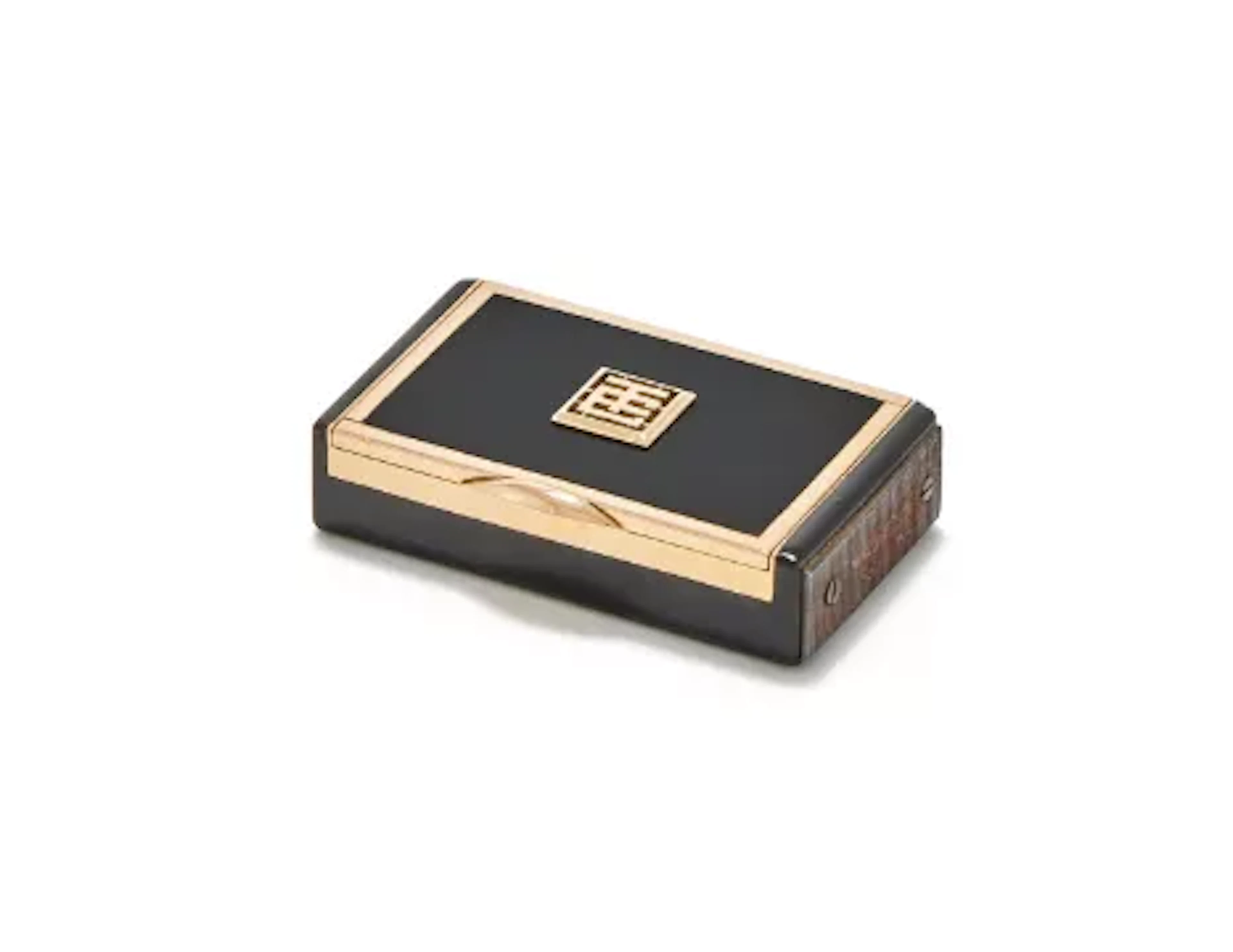 AN ART DECO FRENCH ENAMEL VESTA BOX, CIRCA 1920