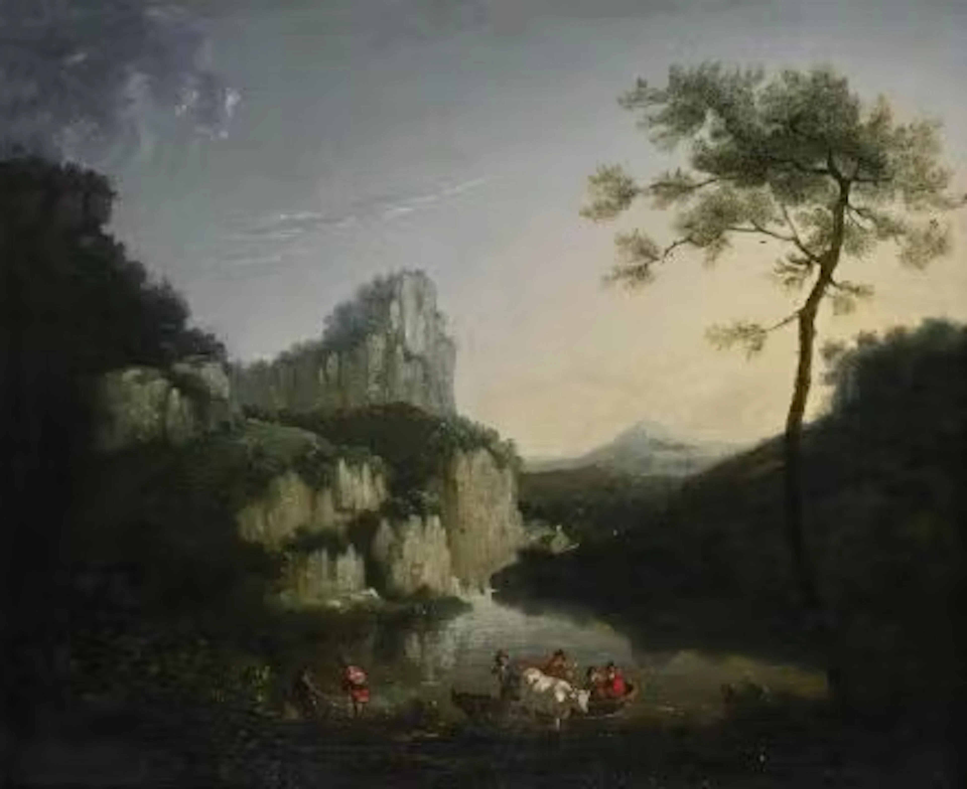 ATTRIBUTED TO THOMAS SMITH OF DERBY (BRITISH CIRCA 1720 - 1767), HIGH