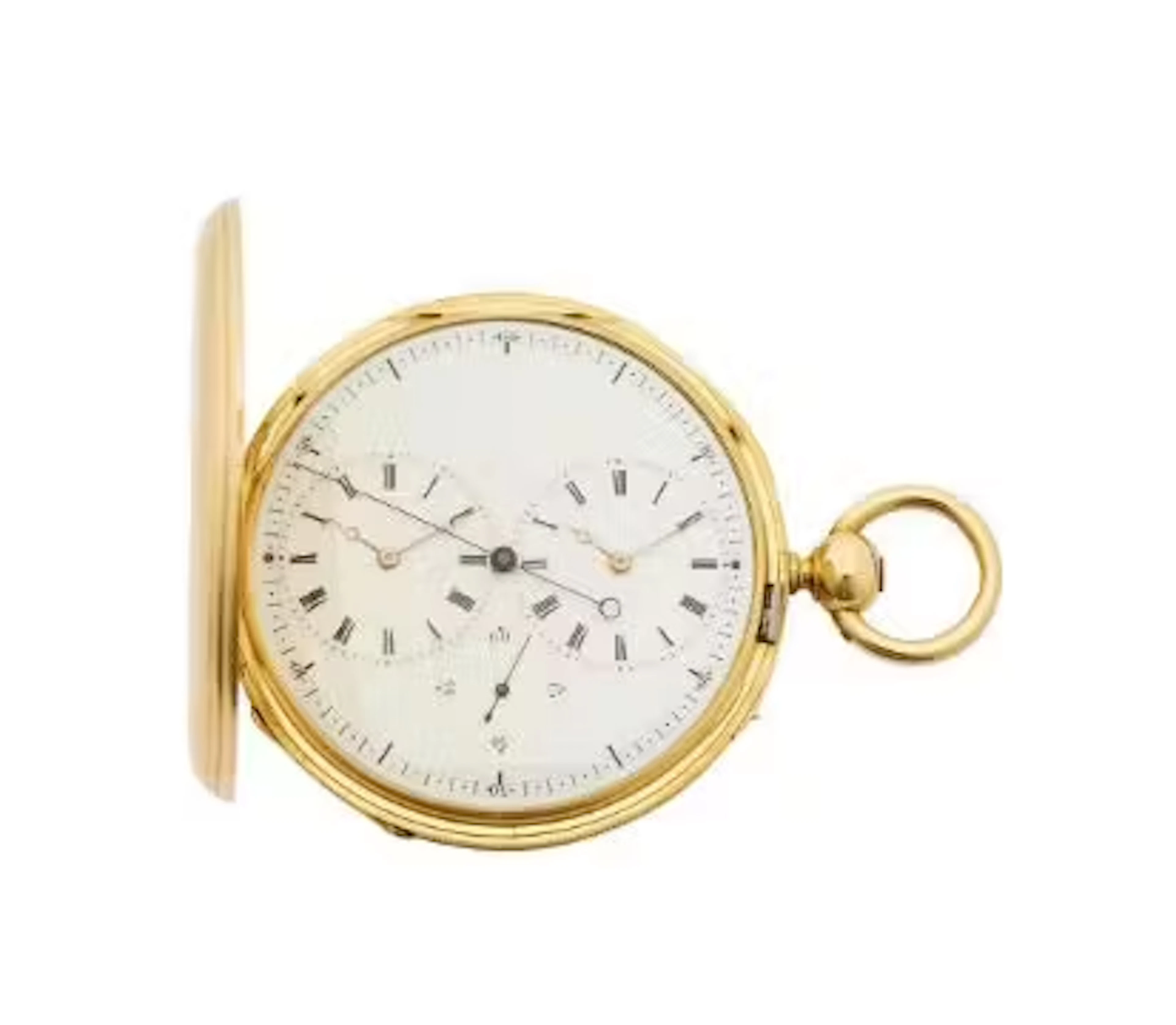 BLONDEAU, HORLOGER DU ROI, A FRENCH GOLD FULL HUNTER POCKET WATCH