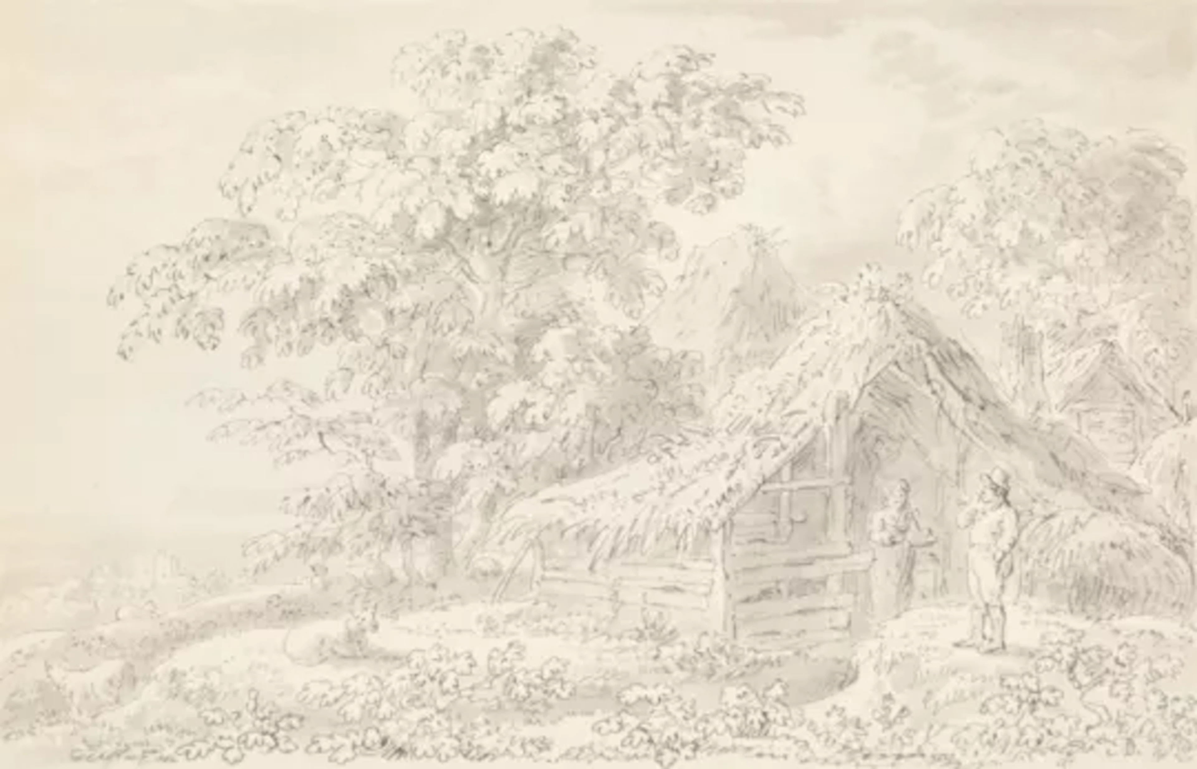 ANTHONY DEVIS (BRITISH 1729-1816), RUSTIC BUILDING