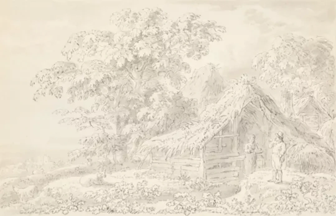 ANTHONY DEVIS (BRITISH 1729-1816), RUSTIC BUILDING