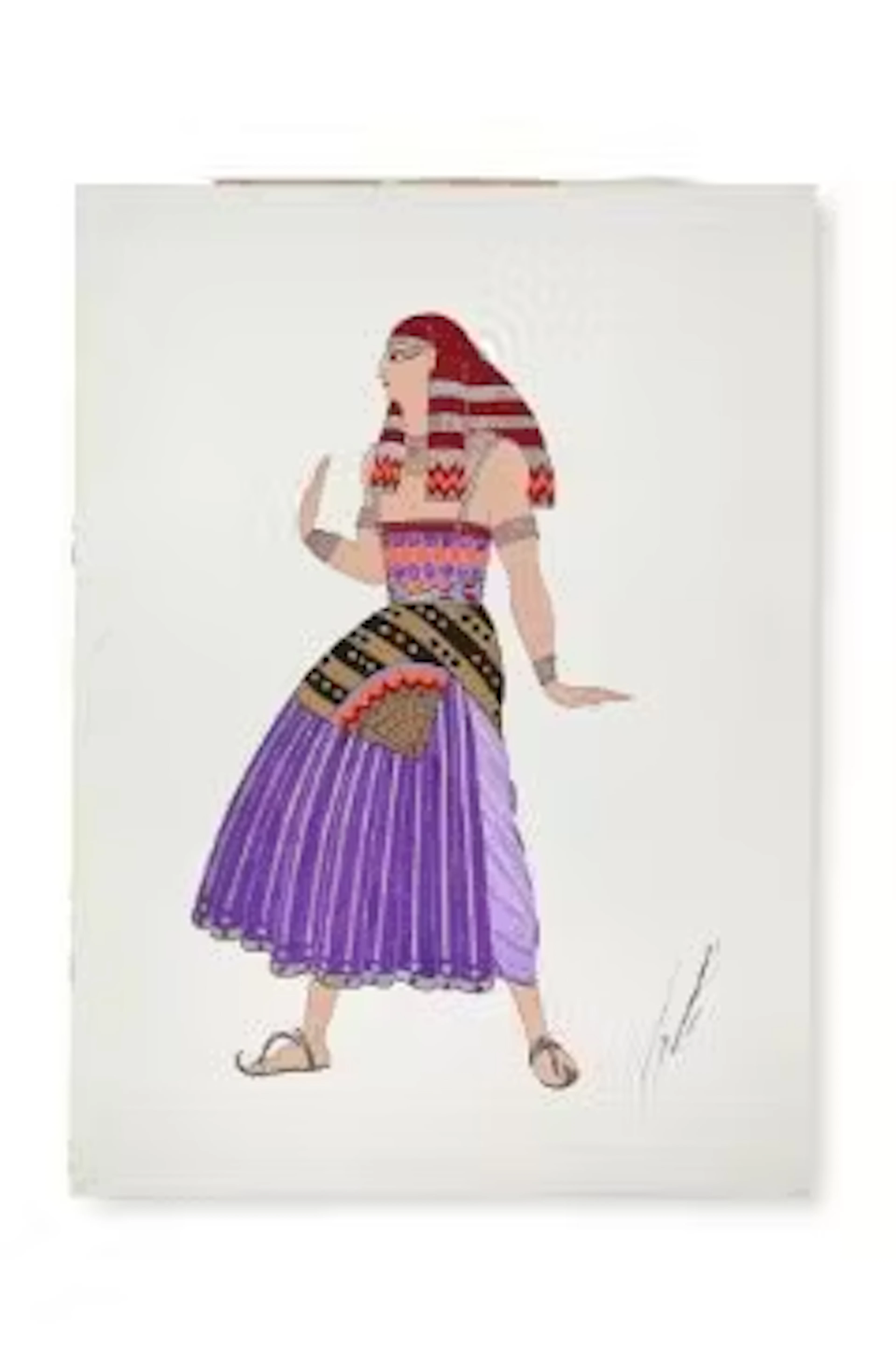 λ ERTÉ (FRENCH, 1892-1990), ‘UN ADOZATEUZ DE HORUS’ DRAWING ; 1919